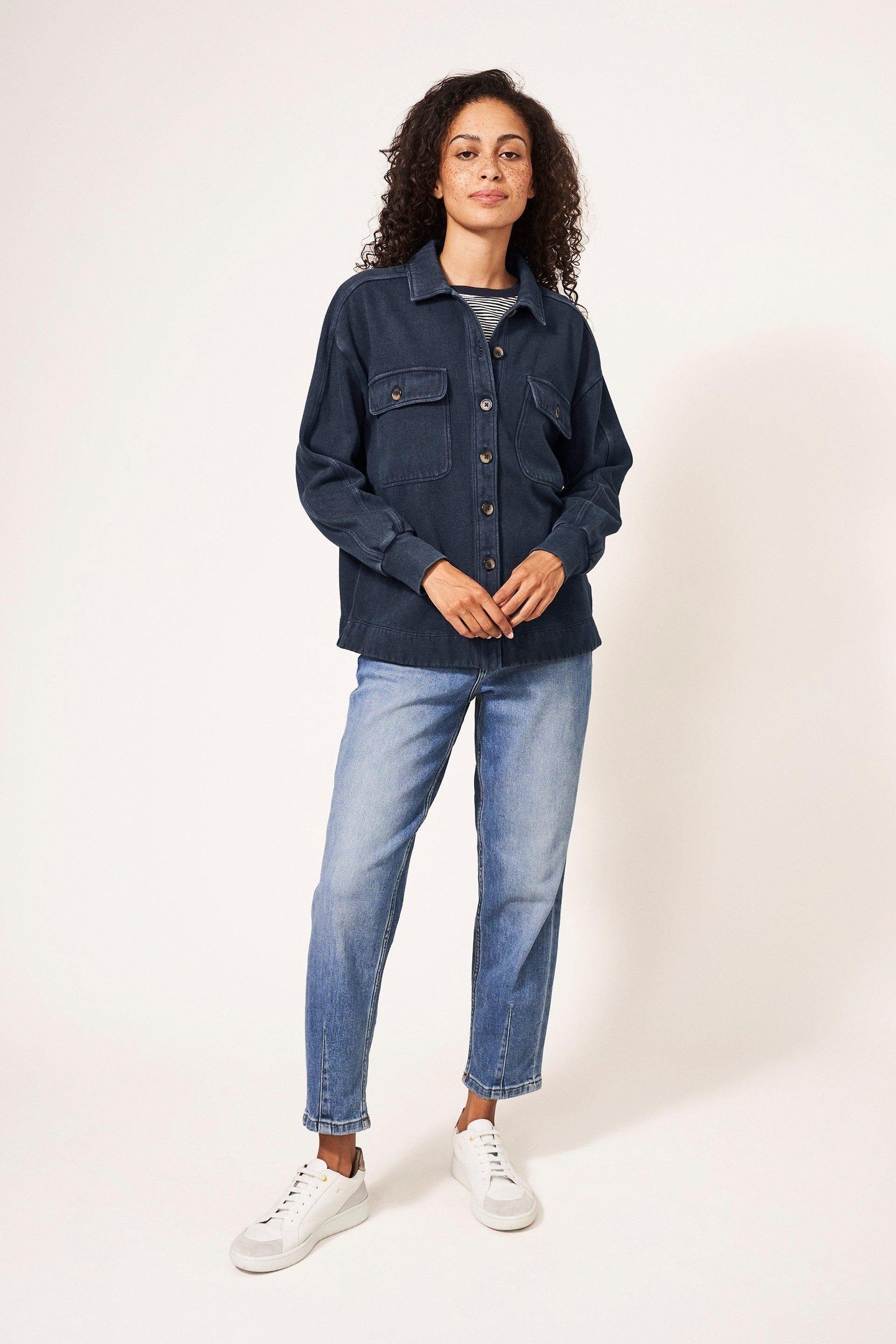 HARRIET JACKET INDIGO BLUE 1