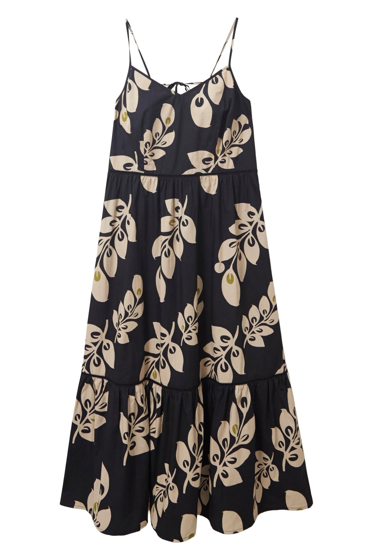 SKYLAR COTTON MAXI DRESS BLACK MULTI 3