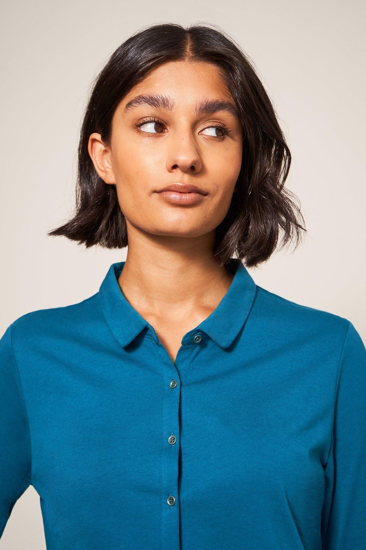 COSMIC LS SHIRT DARK TEAL 2