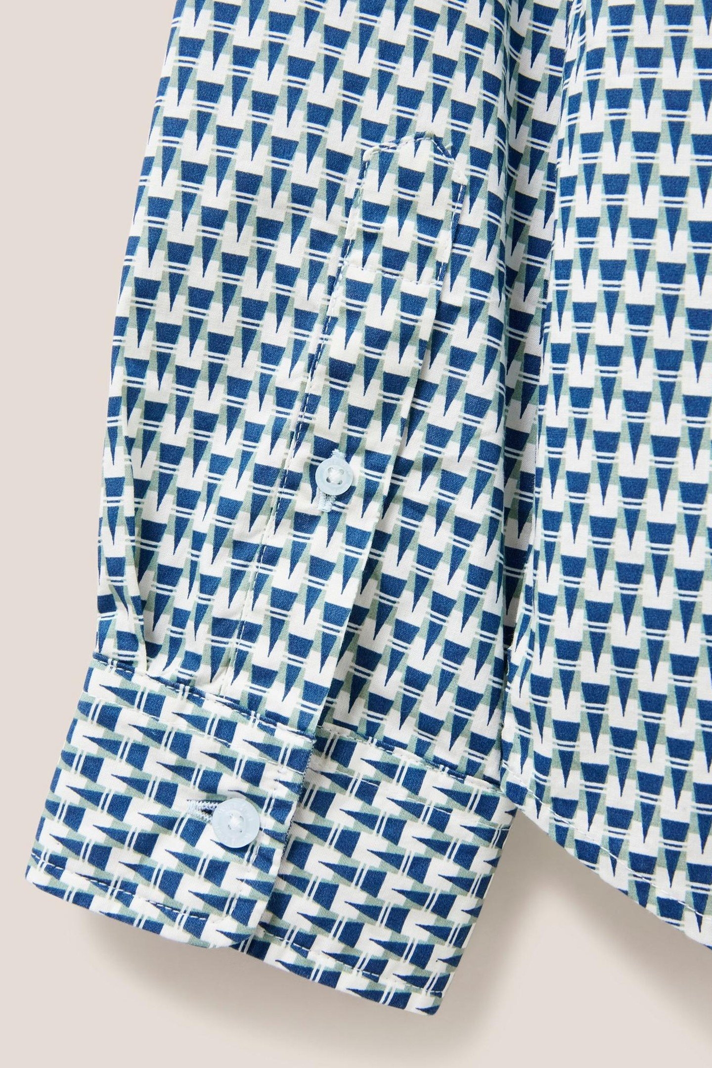 GEO ABSTRACT PRINTED SHIRT BLUE PRINT 4