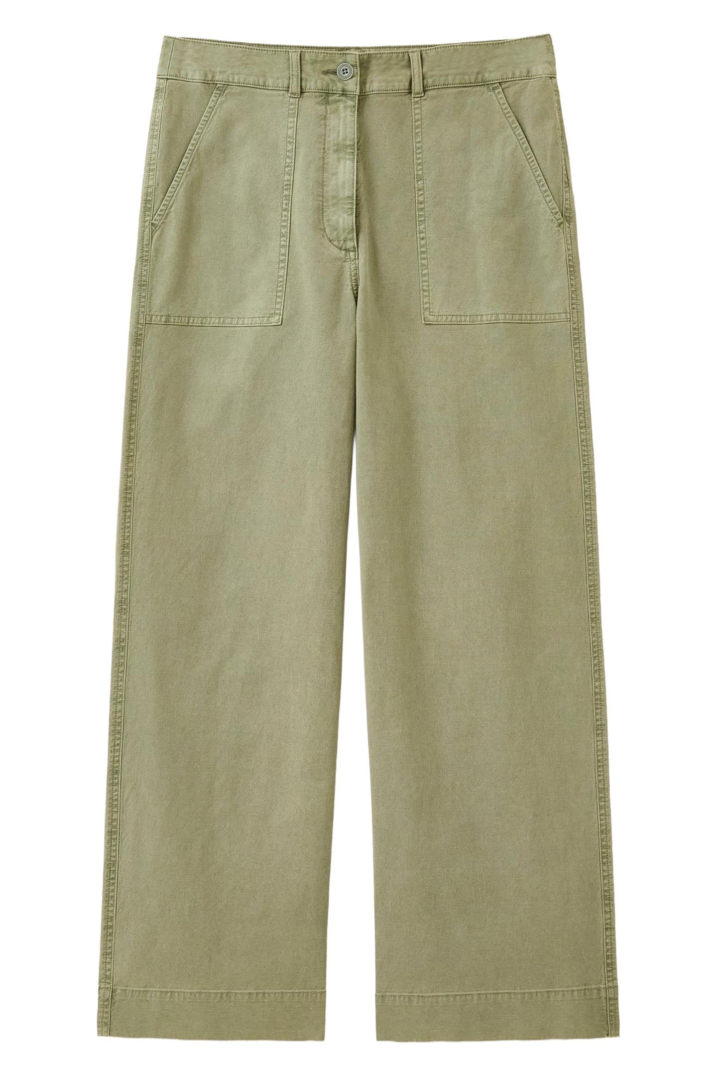 TWISTER WIDE LEG CHINO MID GREEN 1