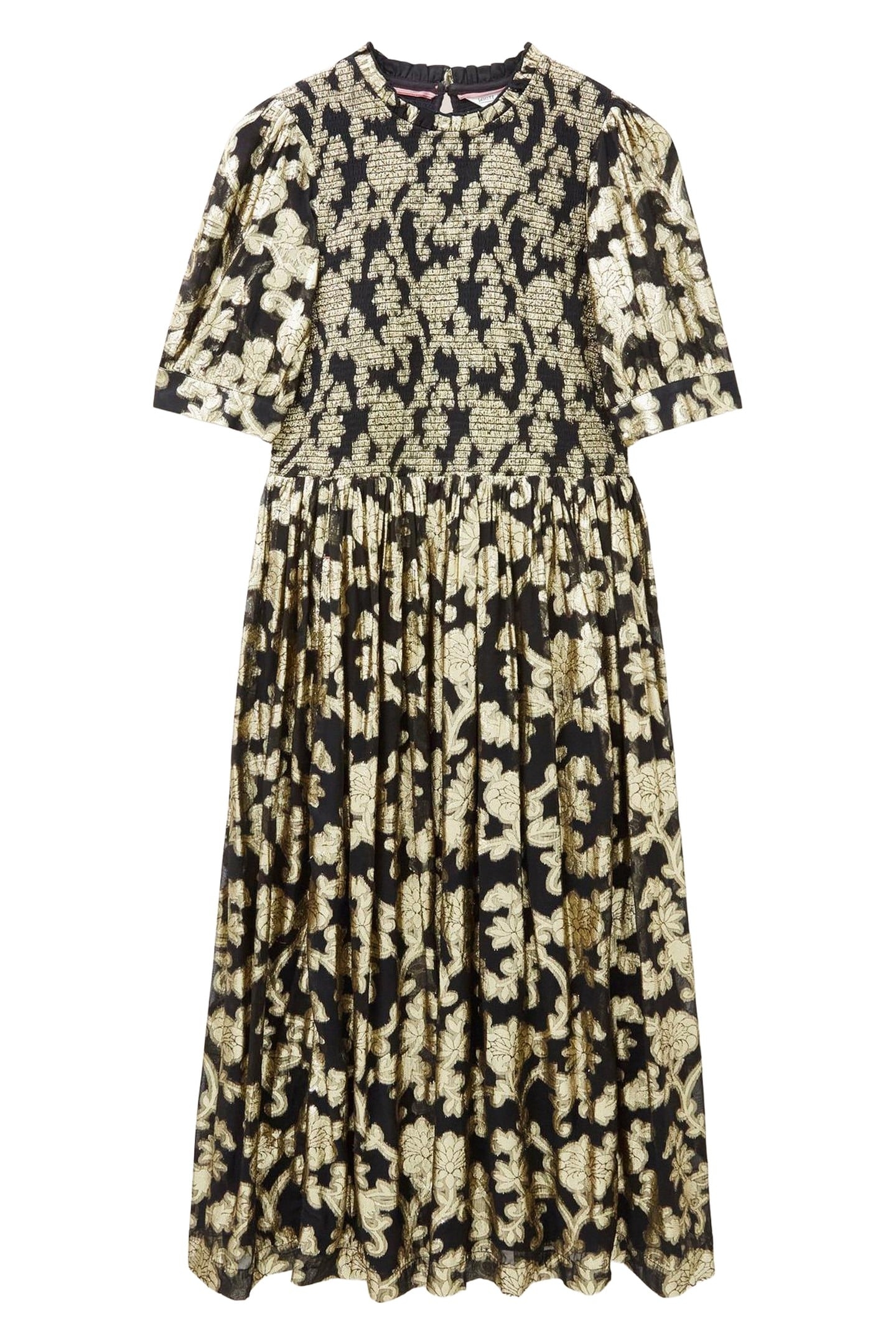 WREN METALLIC JACQUARD DRESS BLACK MULTI 2
