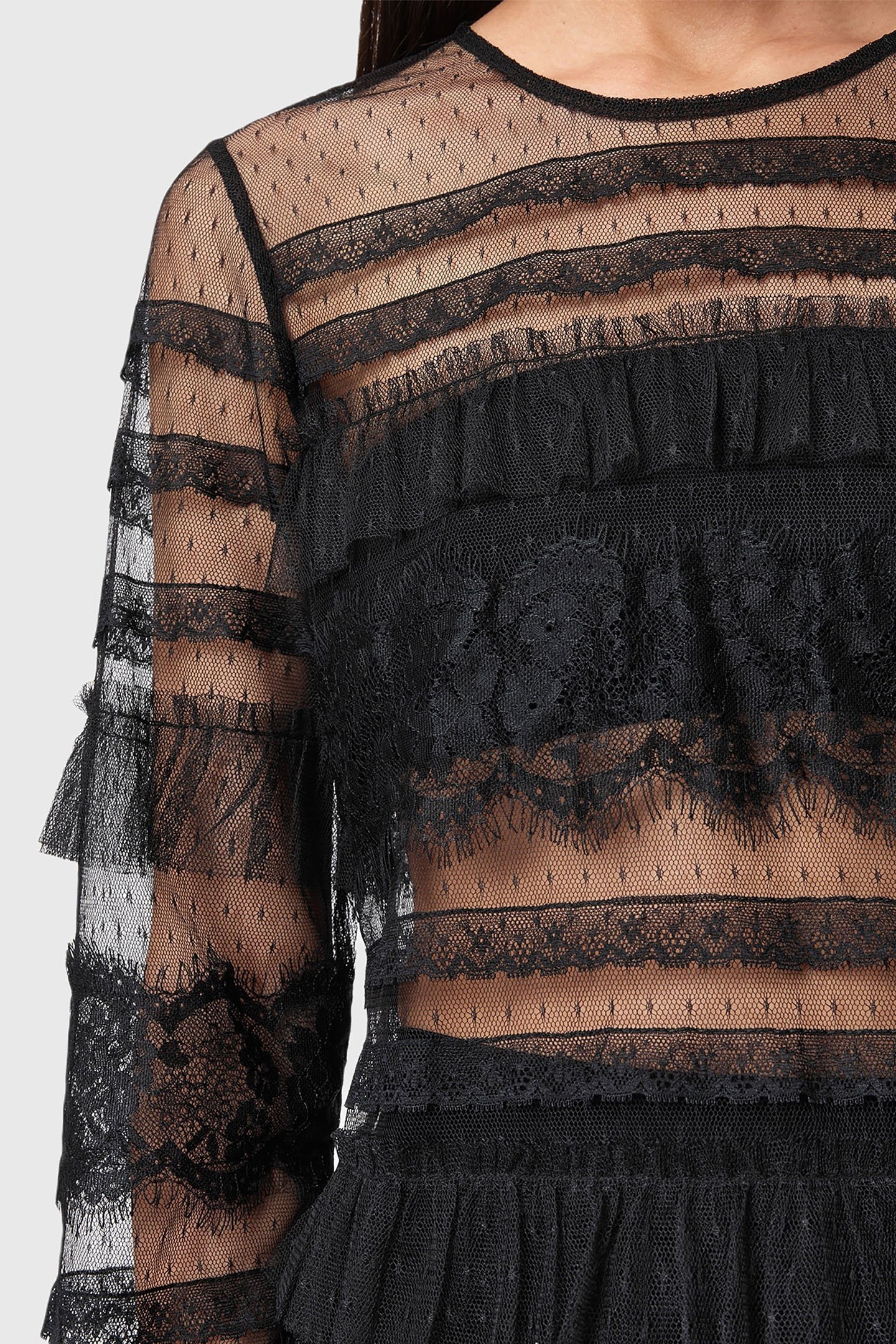 ARLEA TULLE TOP BLACK 8