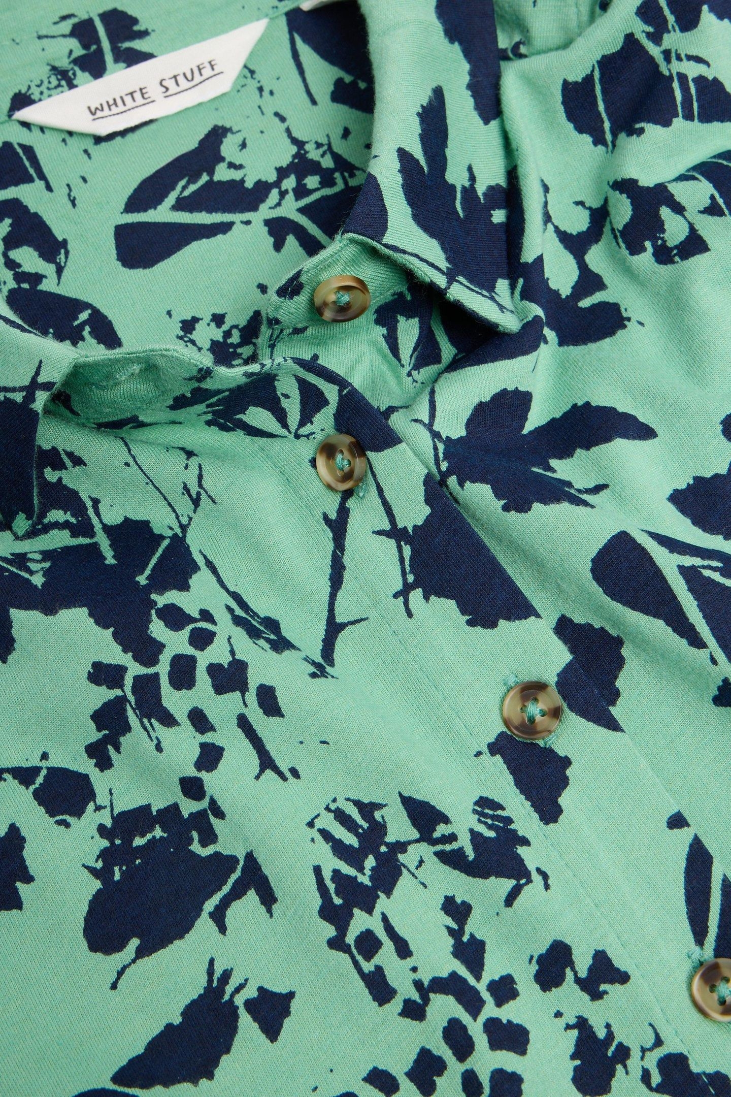 RUA JERSEY DRESS GREEN MULTI 2