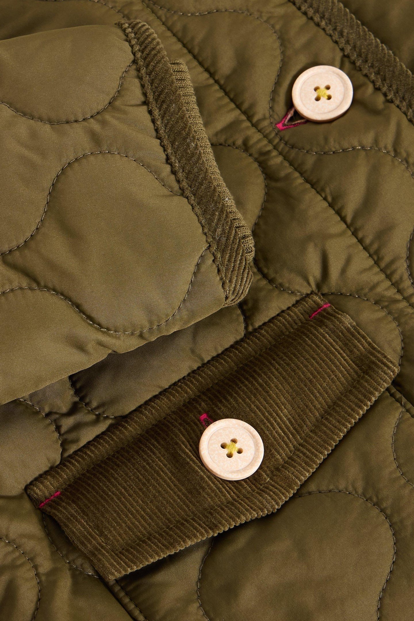 QUILTED JACKET KHAKI GREEN 2