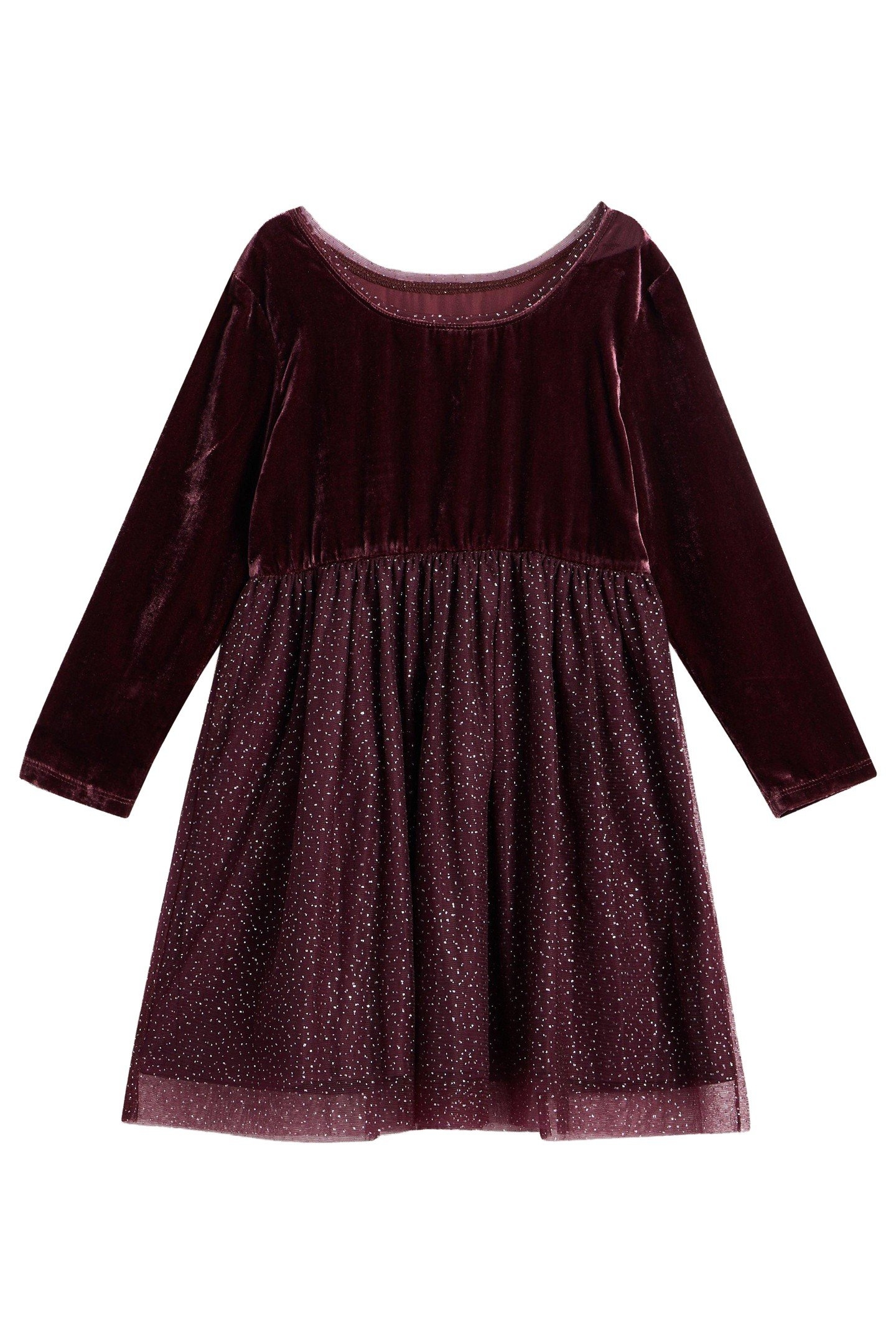 ARABELLA DRESS DARK PLUM 1