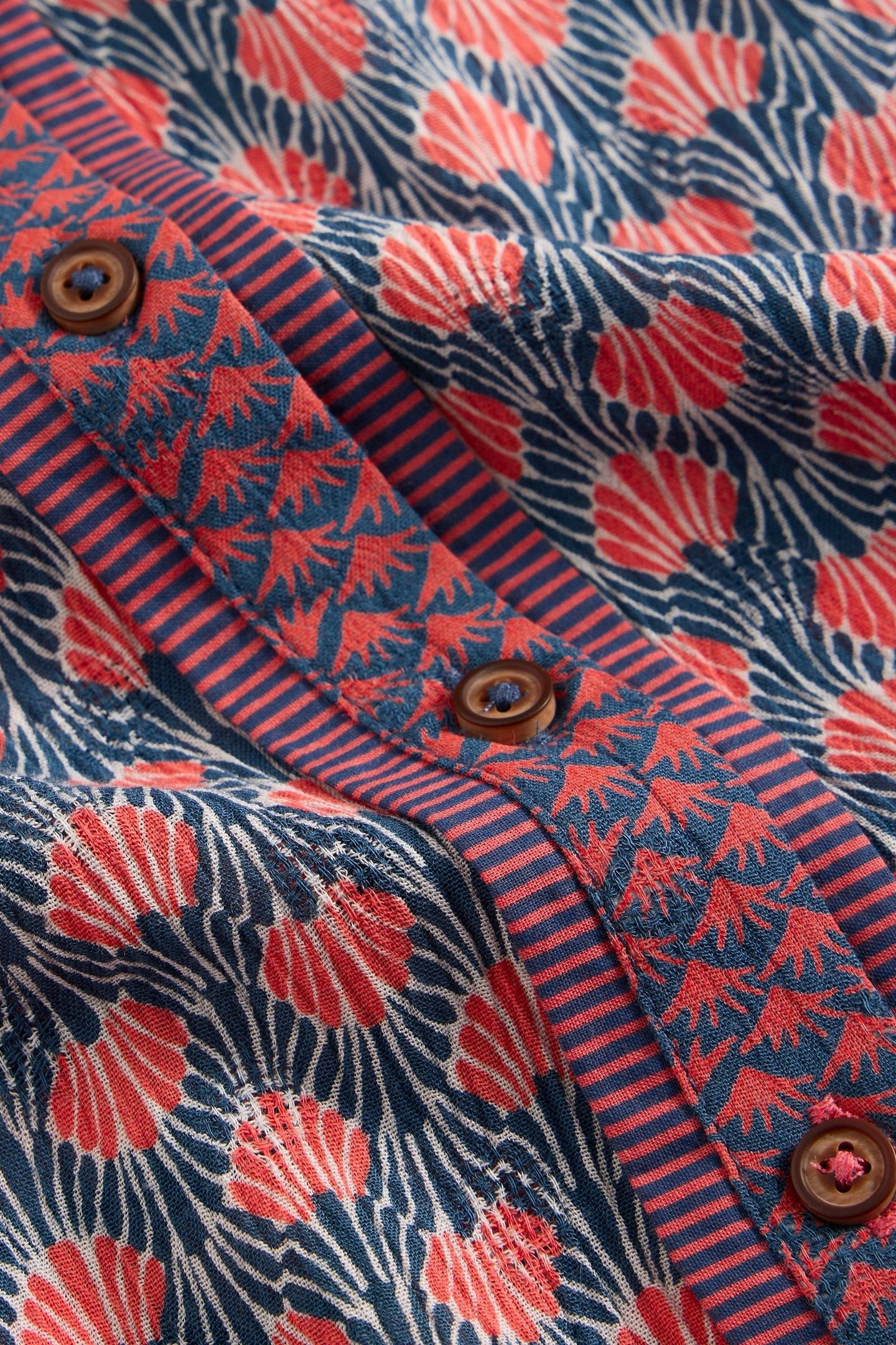 MABEL MIXED PRINT TOP NAVY MULTI 4