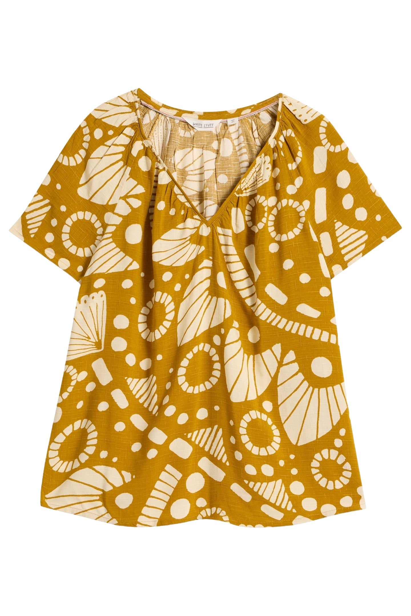 IMOGEN TOP CHARTREUSE PRINT 3