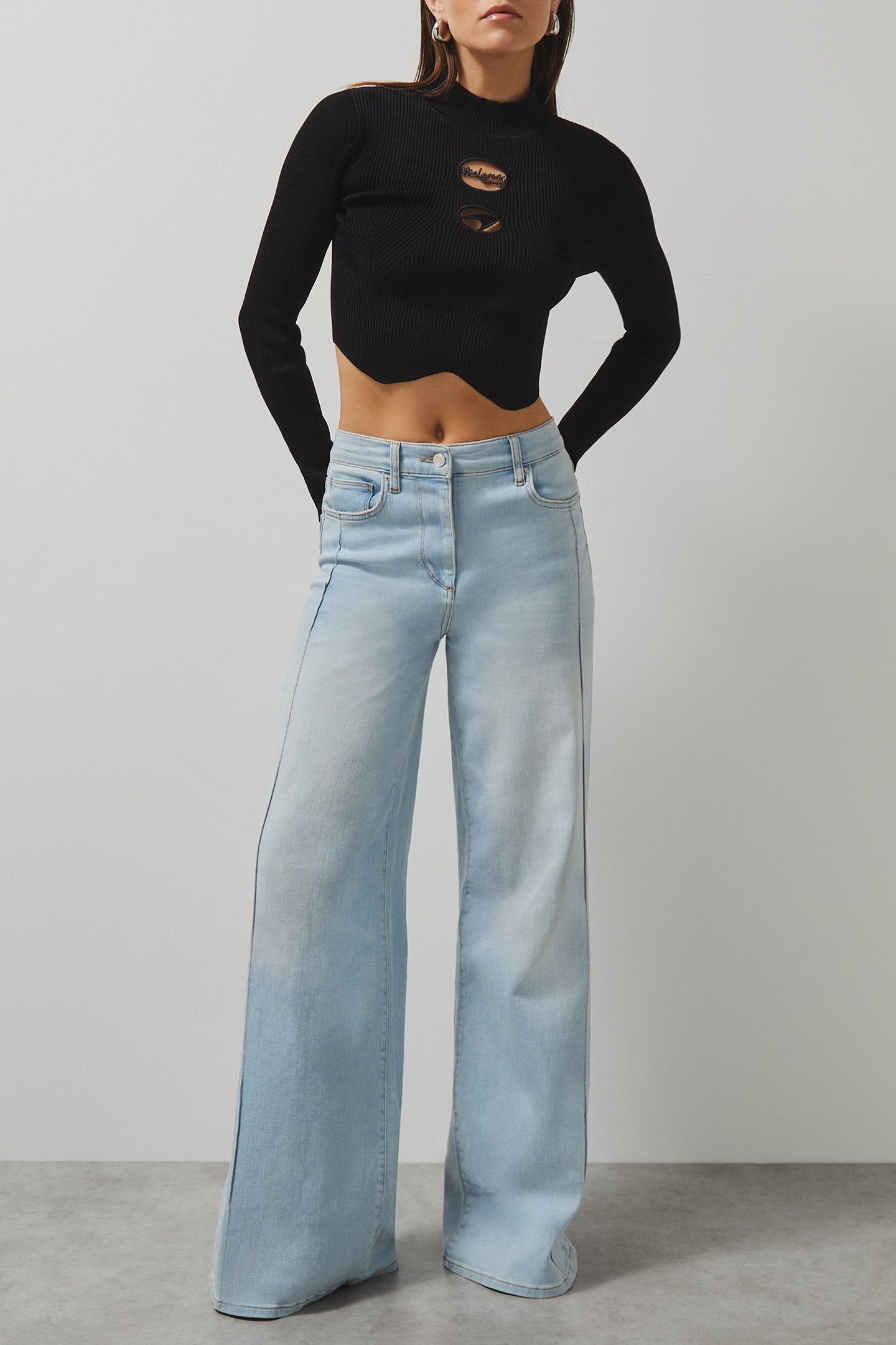 LS KNITTED MCLAREN SPEEDMARK TURTLE NECK BLACK 1