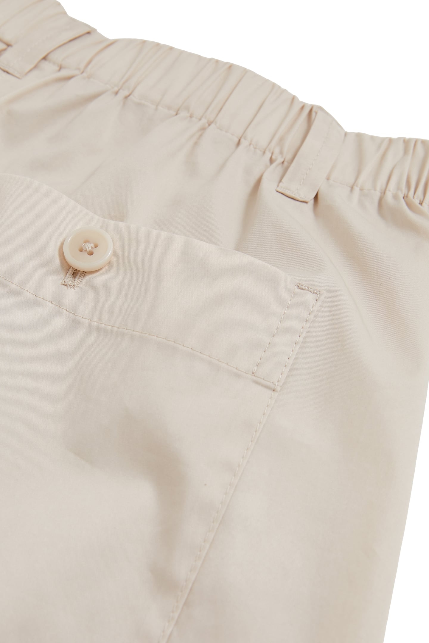 CROPPED COTTON TAPER TROUSER STONE 6