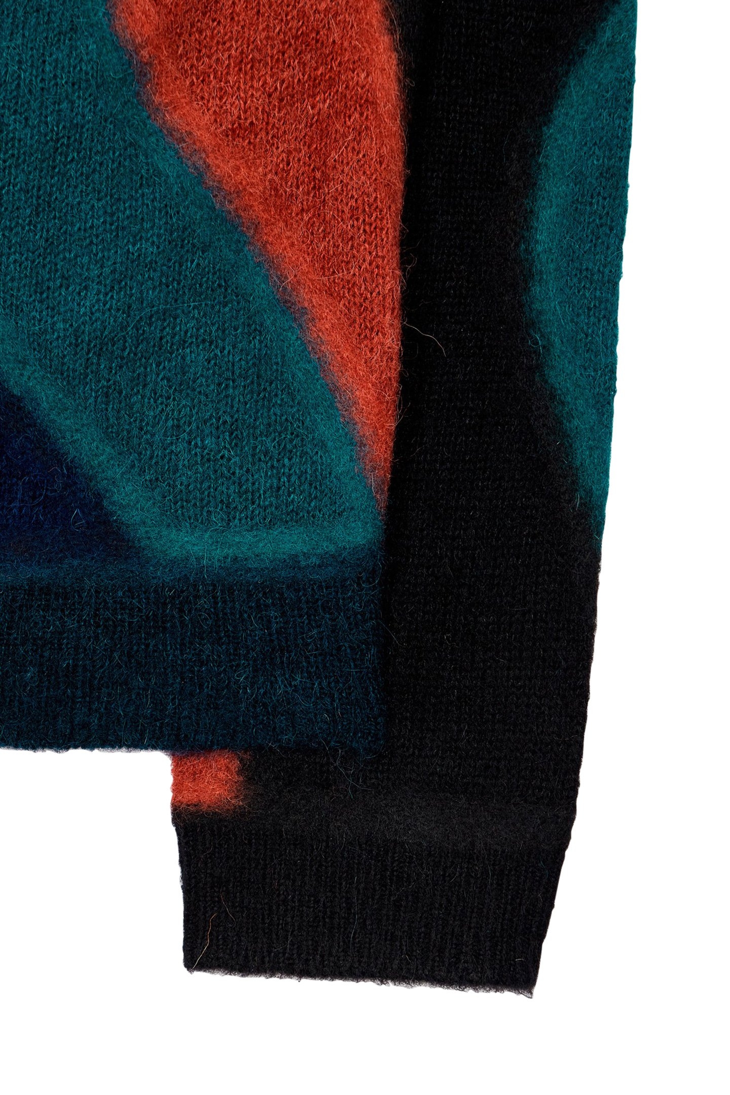 KNITTED SWEATER CREW NECK BLACK 2