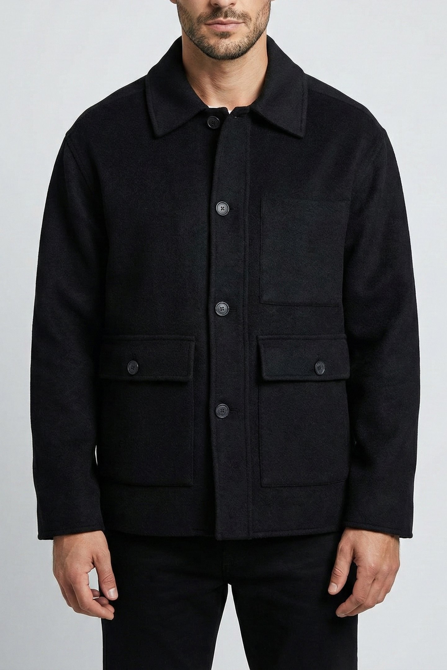 BERNER KÜHL – NAVAL JACKET WOOLCASH 009 BLACK 1