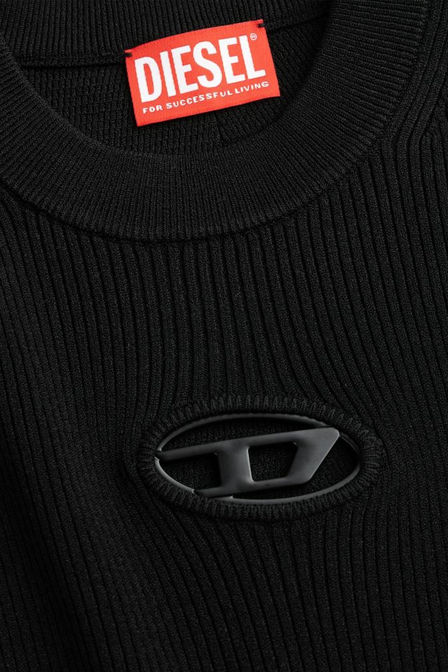 DIESEL – K-ZACKARY SWEATER BLACK 2