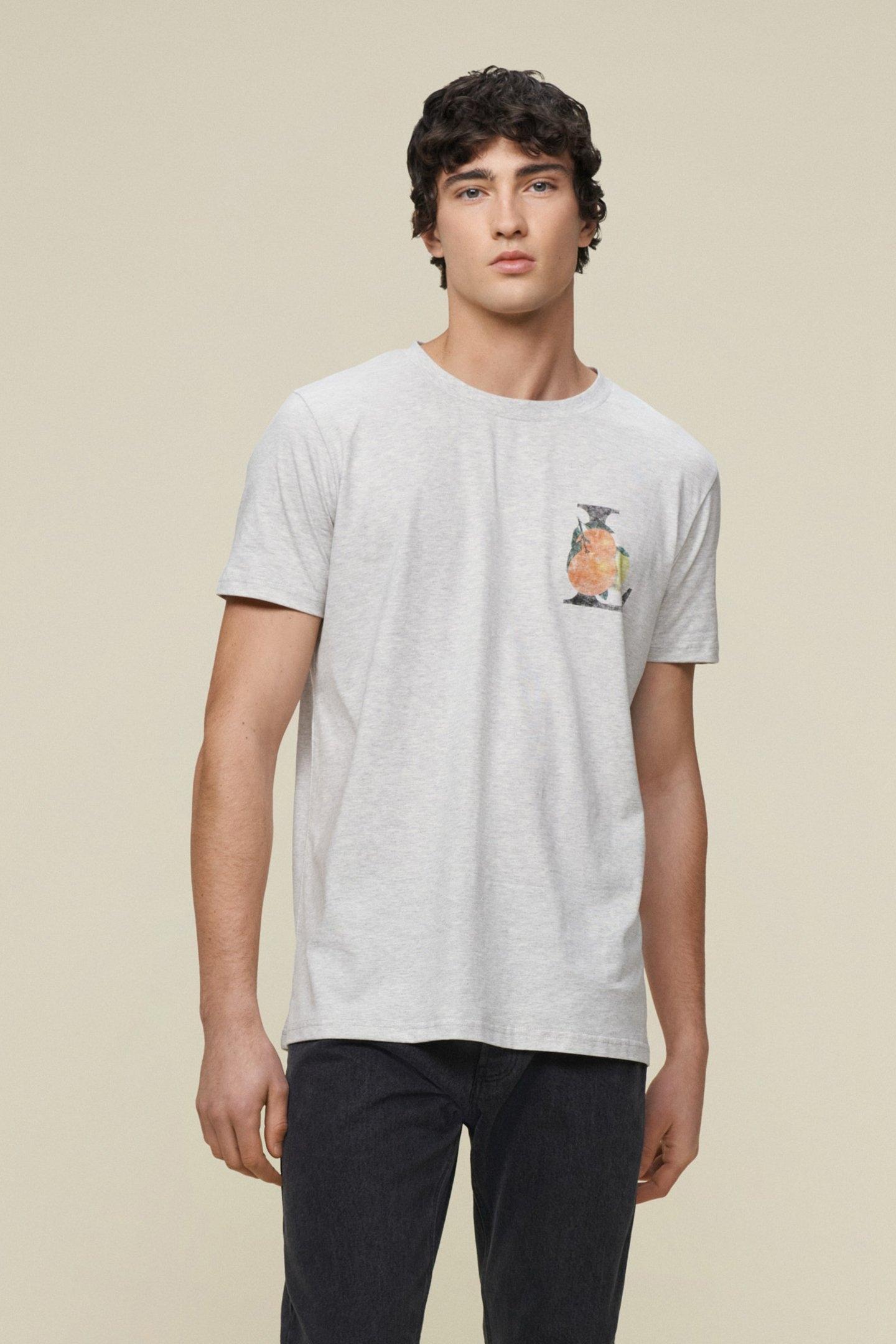 CAMISETA LIGHT GREY MELANGE 1