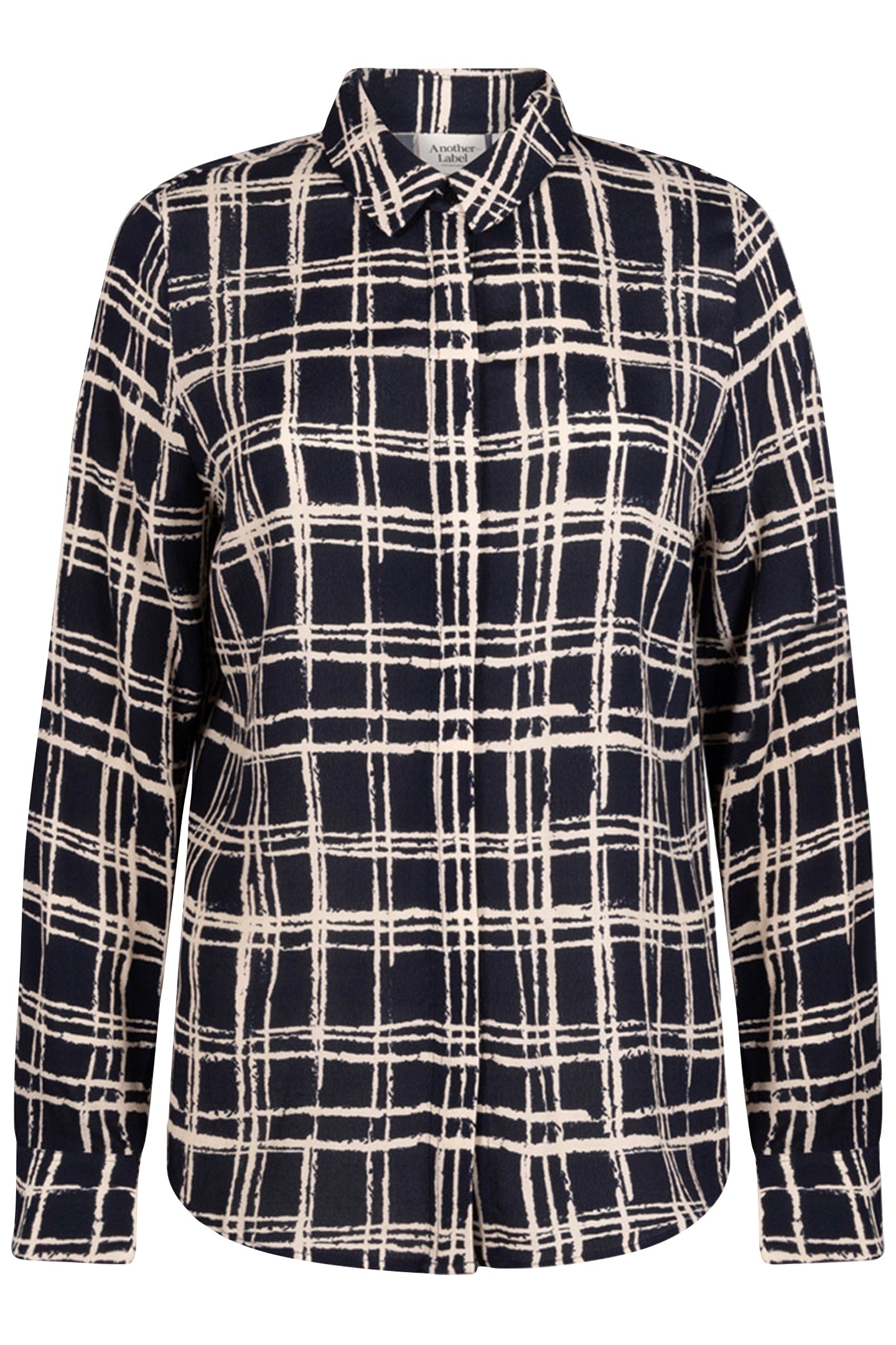 DREISER CHECK SHIRT LONG SLEEVE NIGHT SKY CHECK 1