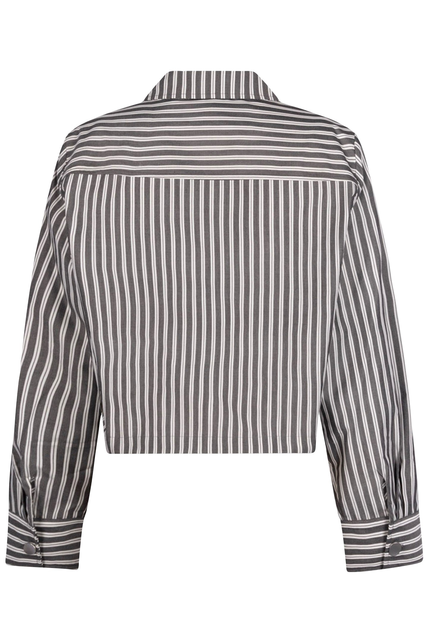 ELSIE TOP LONG SLEEVE BLACK WHITE STRIPE 2