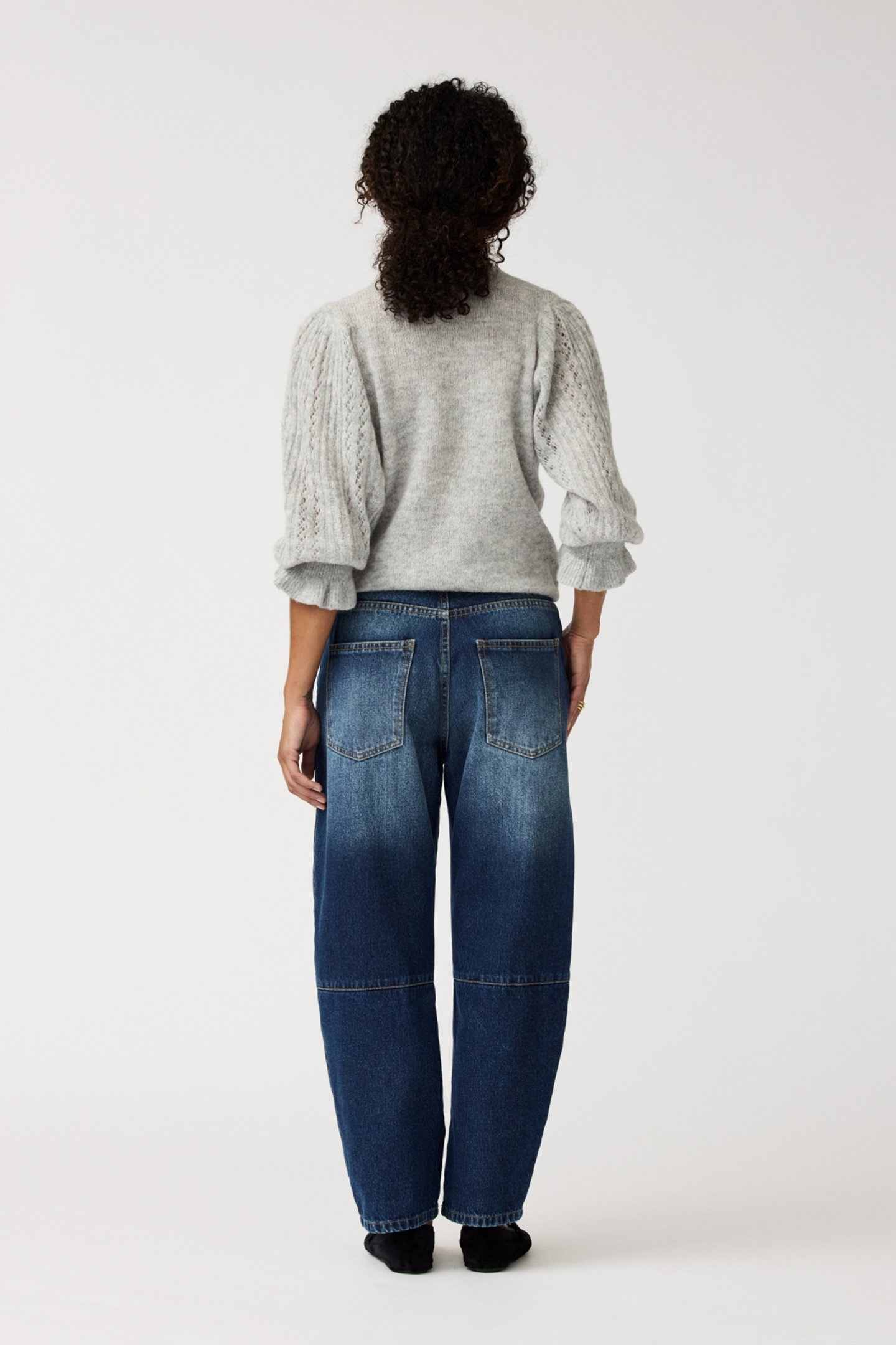 ANNA PULLOVER LIGHT GREY MELANGE 2