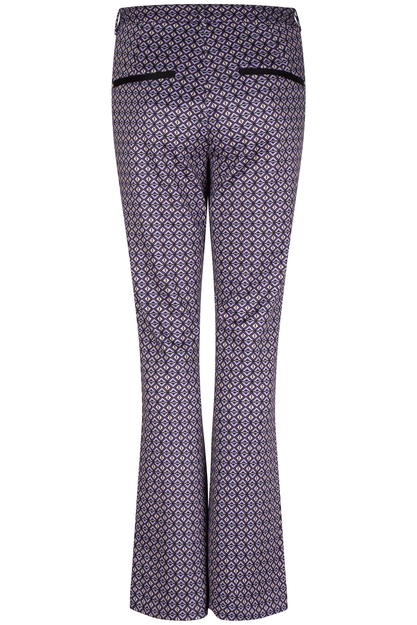TROUSERS FLAIR GRAPHIC EARTH PRINT 6