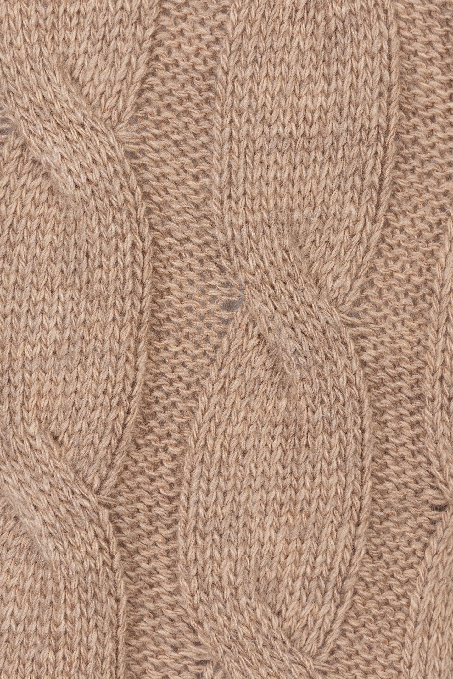 SWEATER CABLES TURTLE NECK CAMEL 8