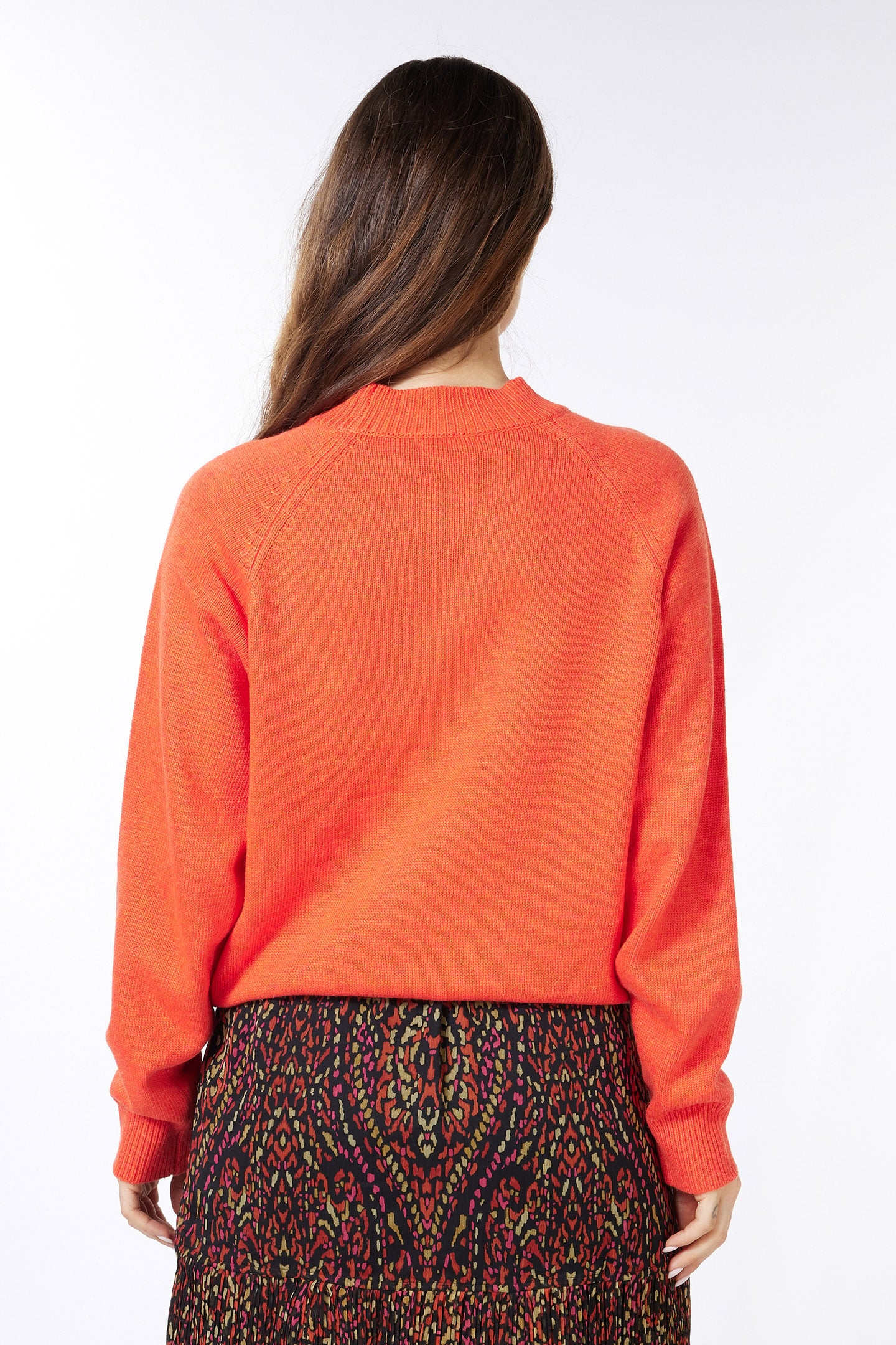 SWEATER “MAGIC” INTARSIA ORANGE 4