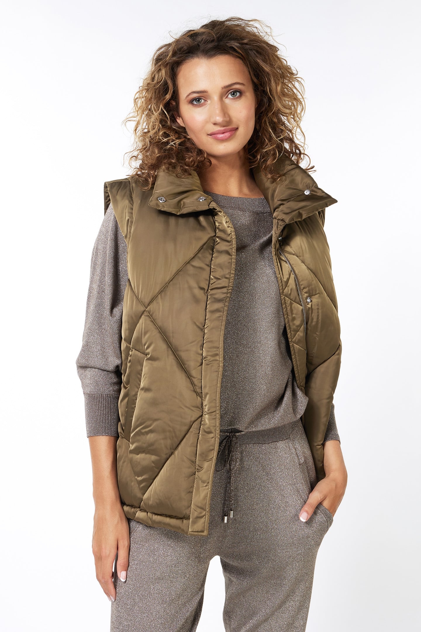 BODYWARMER COL ARMY GREEN 1