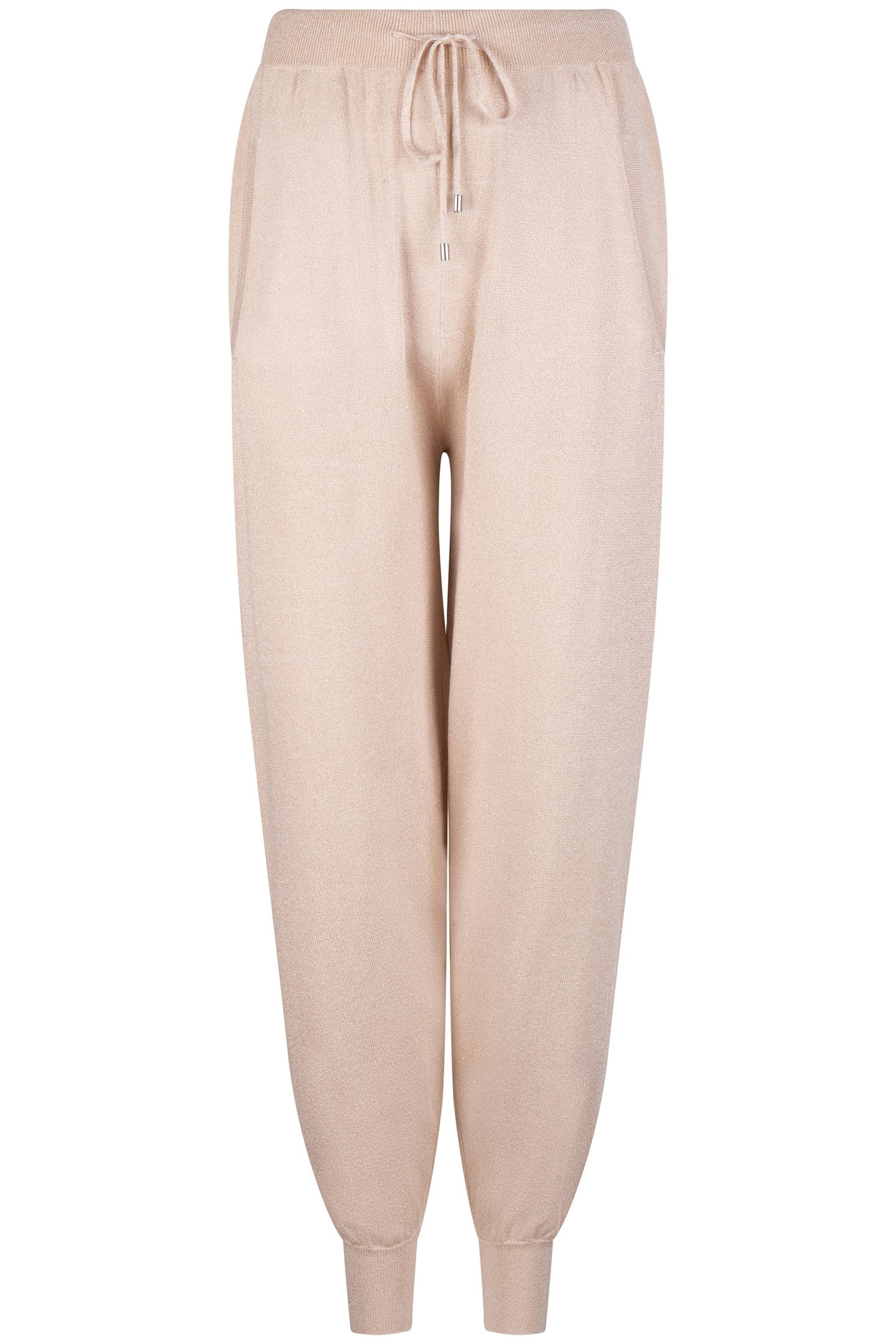 TROUSERS JOGGER LUREX LIGHT SAND 4