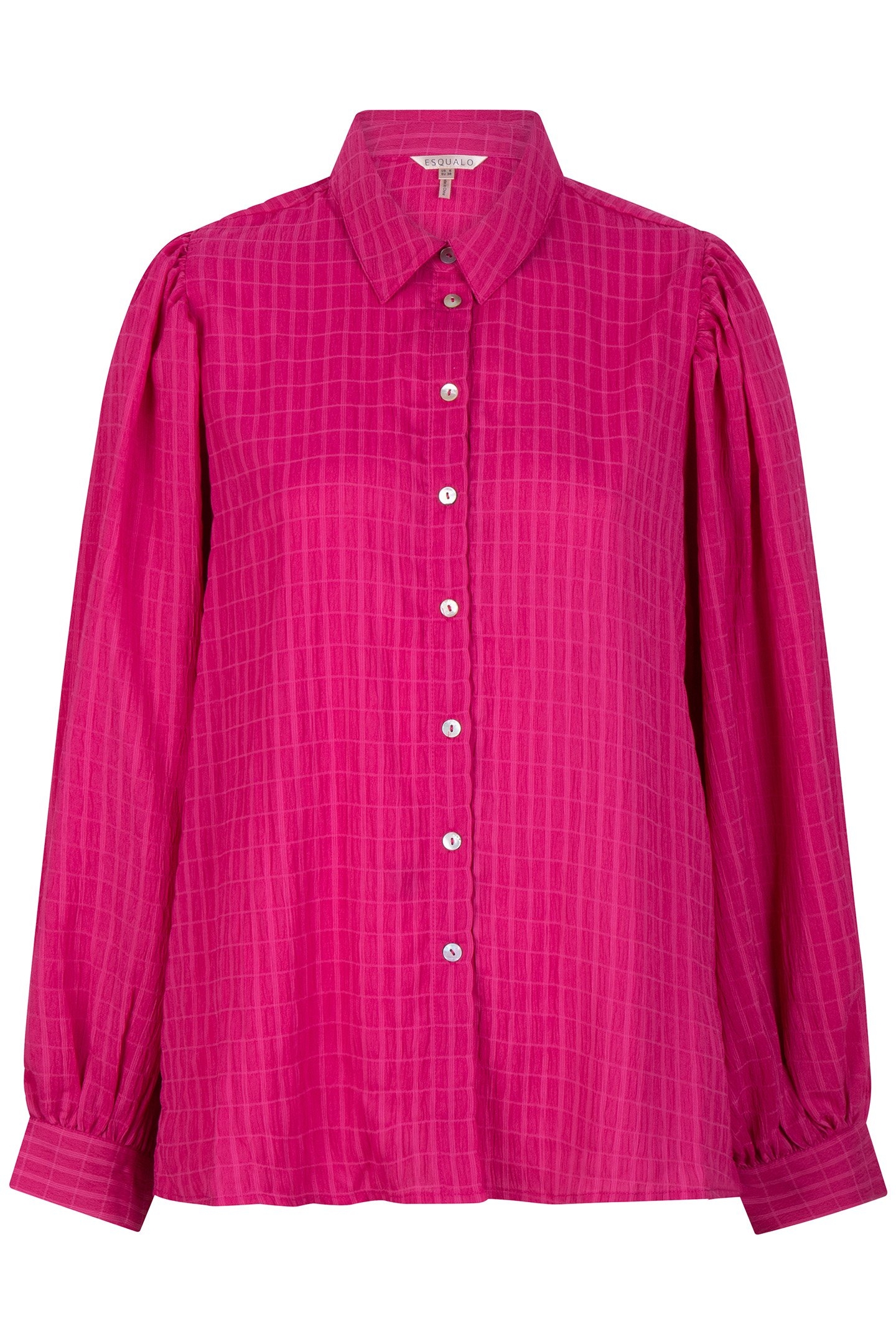 BLOUSE STRUCTURE FABRIC FUCHSIA 5