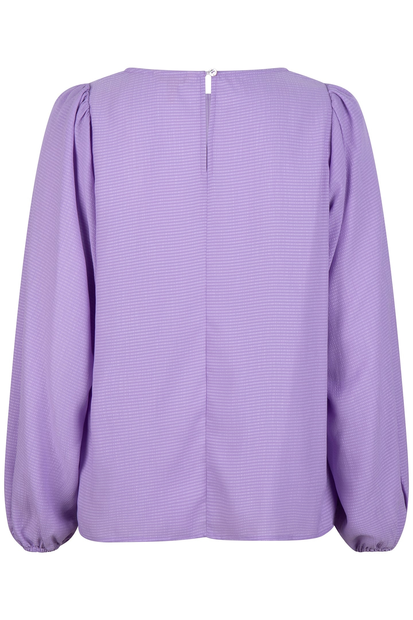 BLOUSE R-NECK STRUCTURE LILAC 4