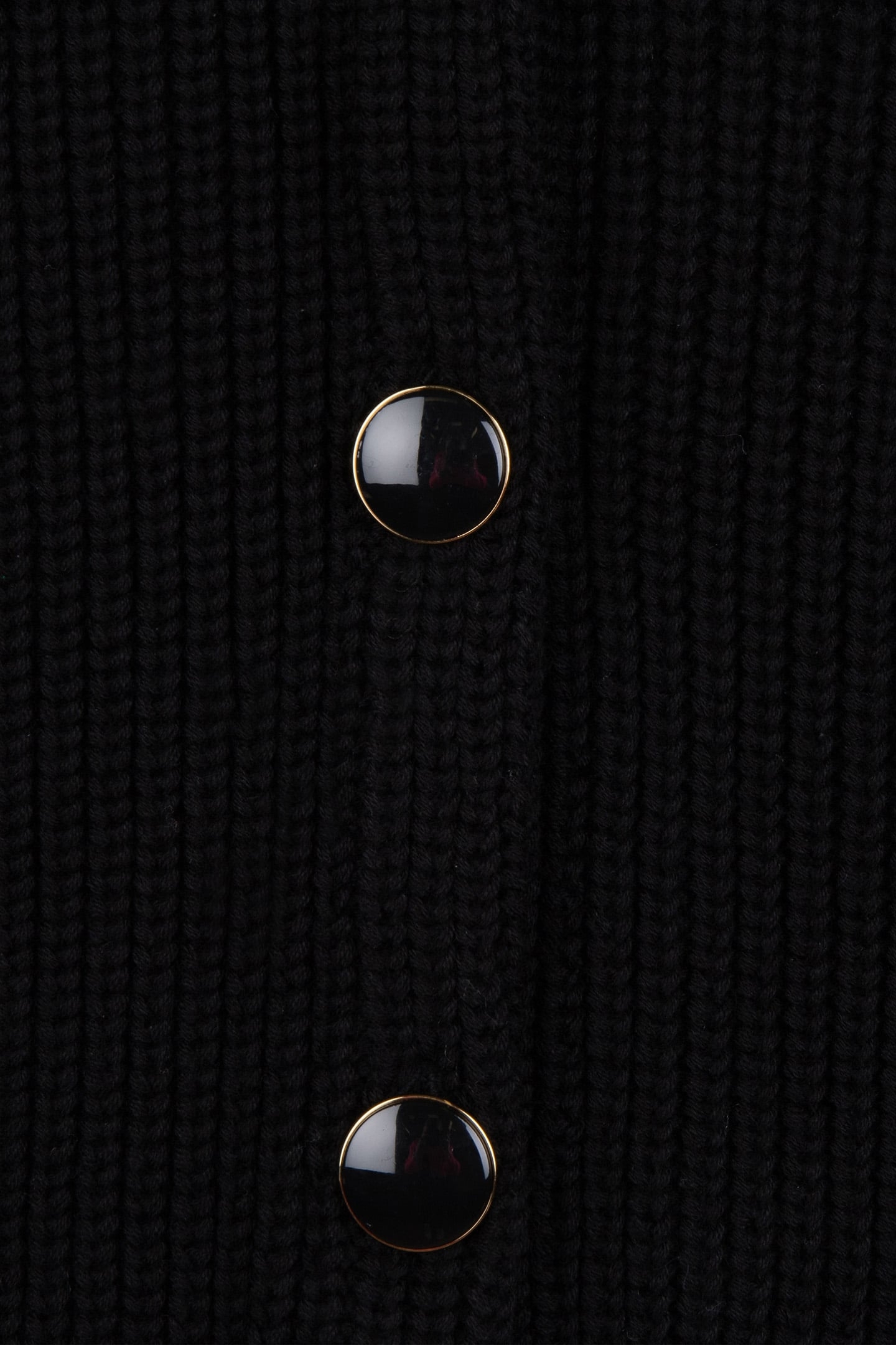 CARDIGAN POLO COLLAR BLACK 7