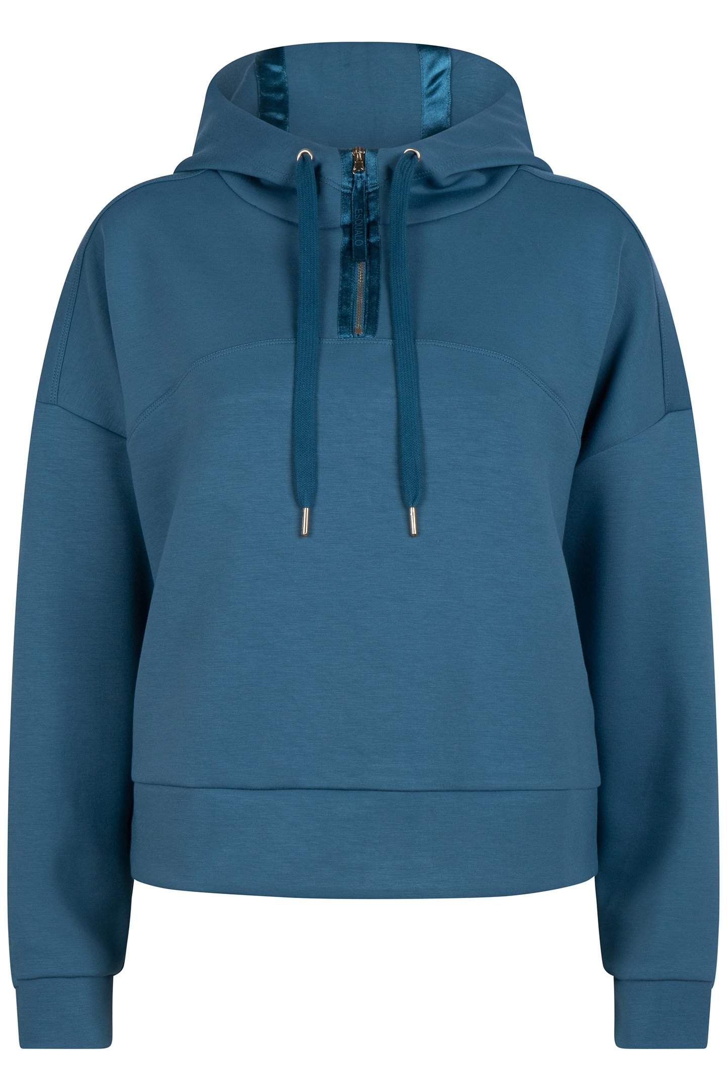 SWEATER HOODIE MODAL PETROL 6
