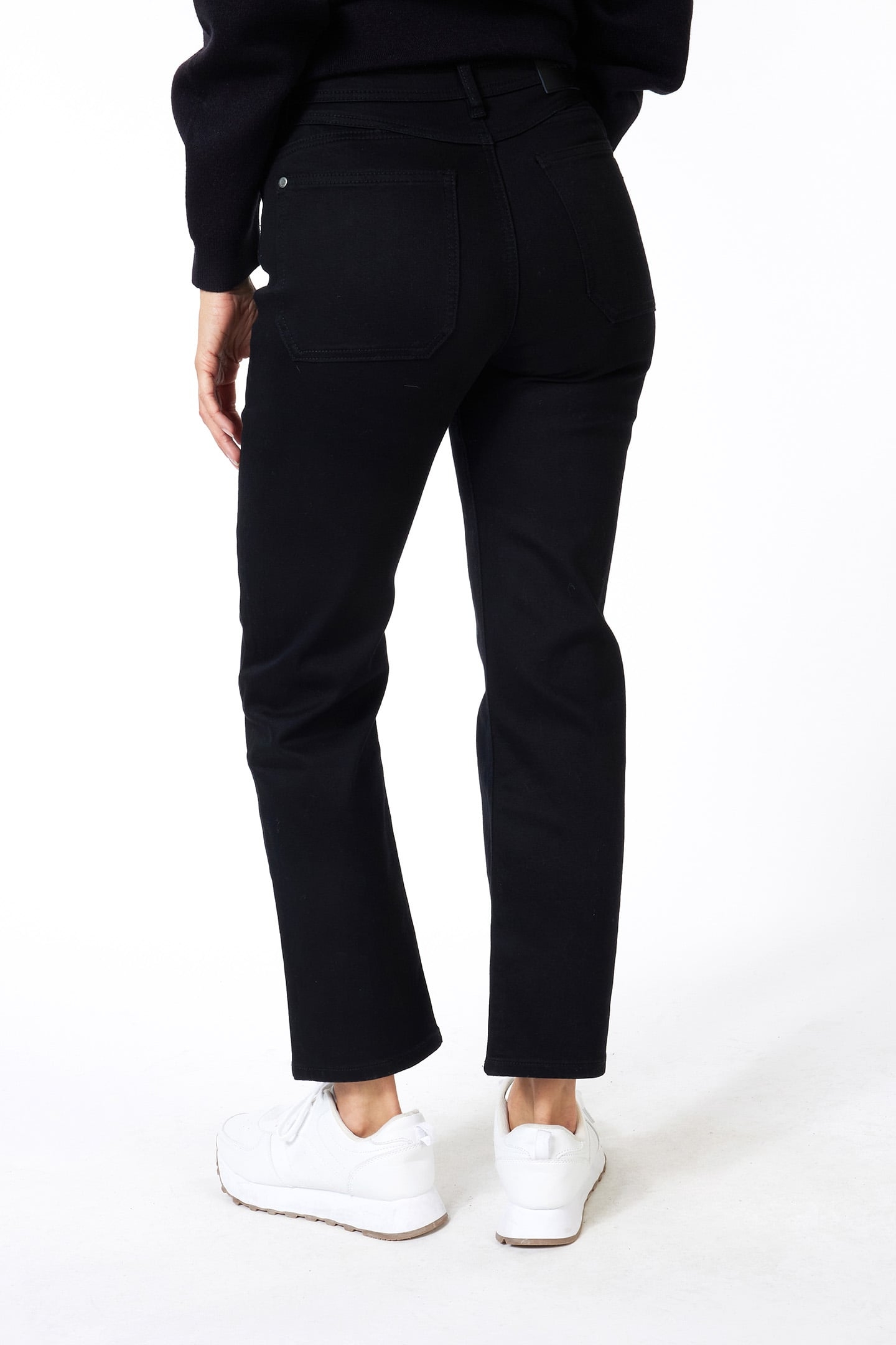 TROUSERS JEANS STRAIGHT FIT BLACK 3