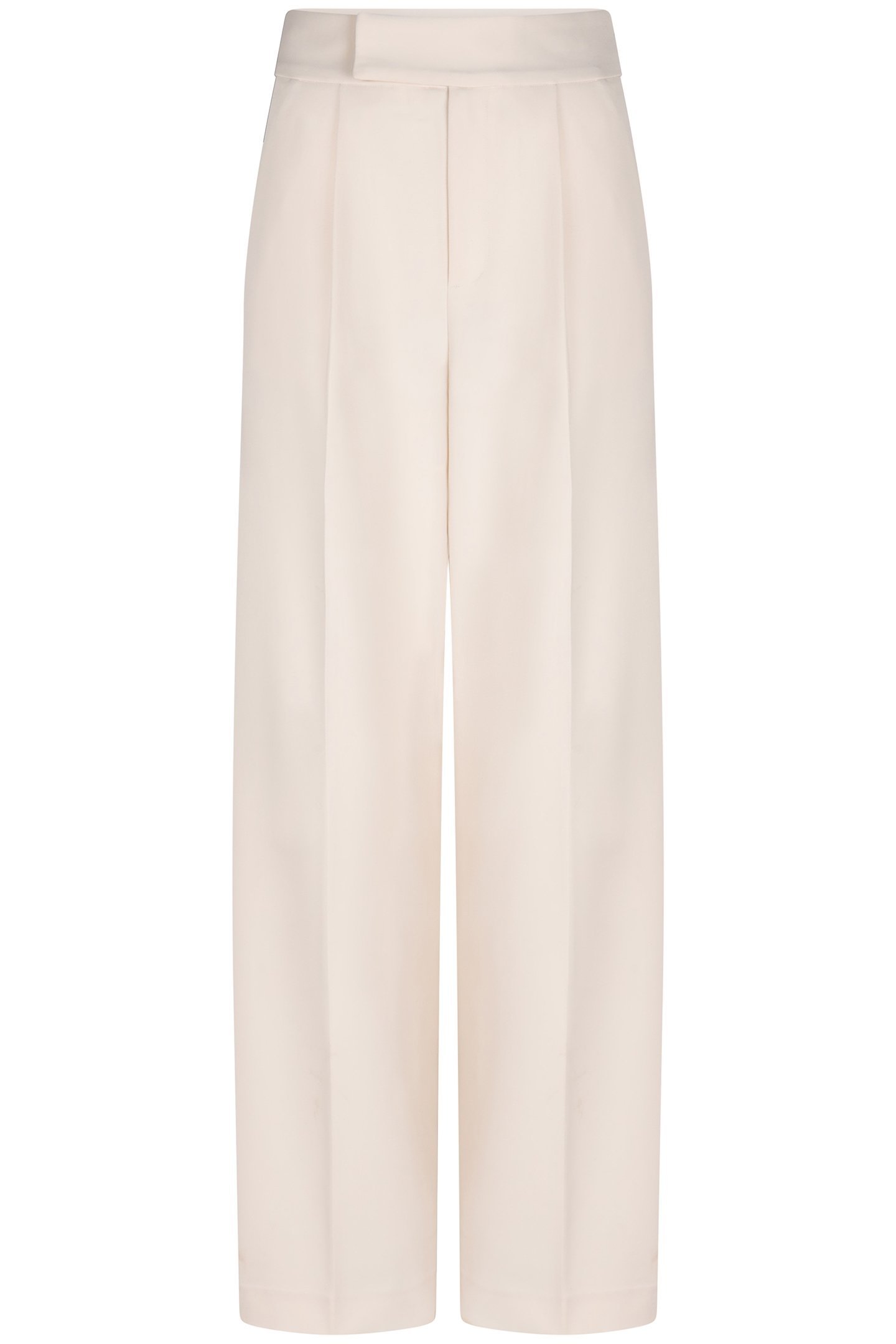TROUSERS HIGH WAIST WIDE CITY BEIGE 5