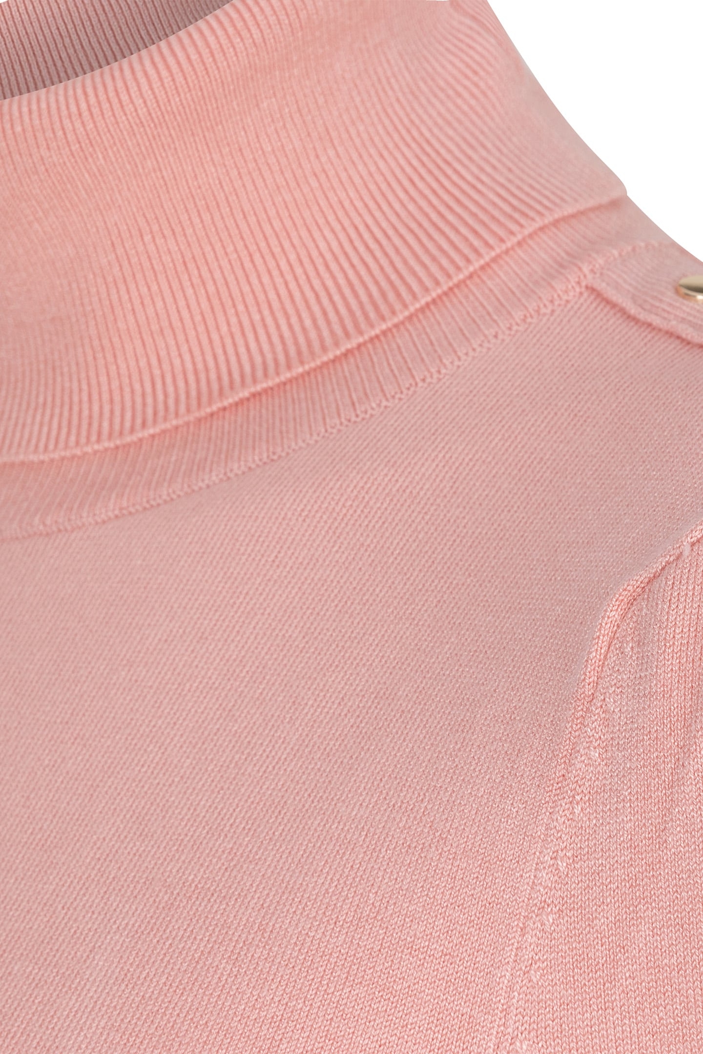 SWEATER FANCY DETAIL SHLDR BASIC KNIT BLUSH 7