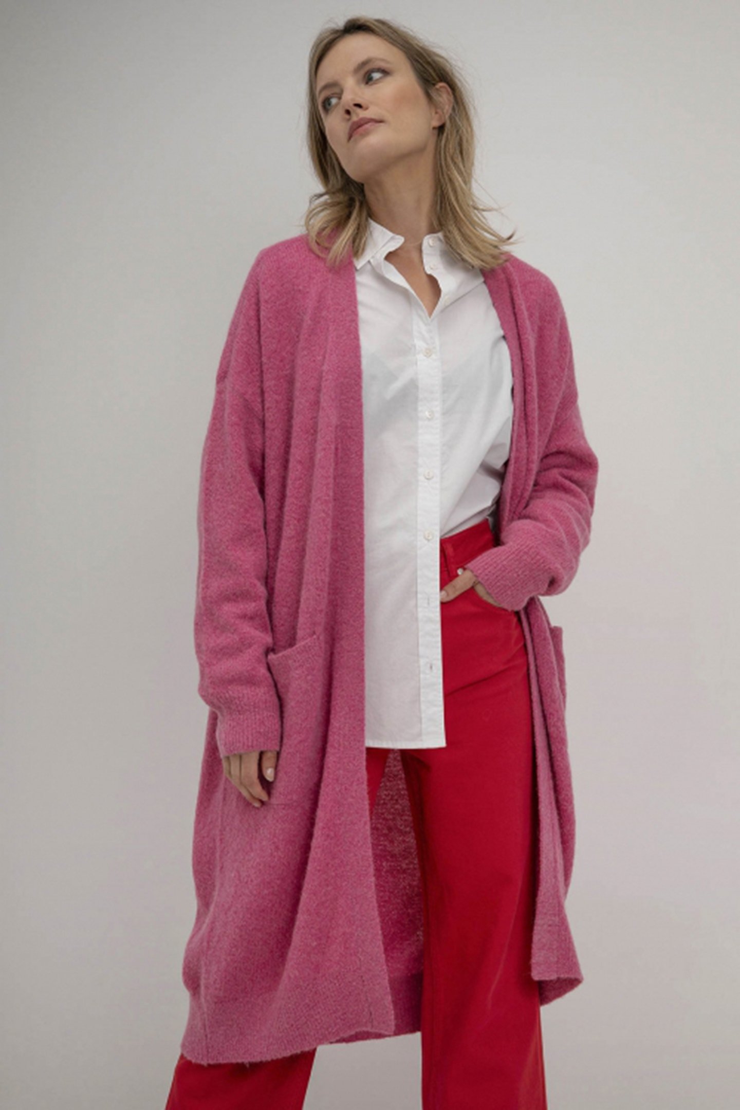 SJOUKJE CARDIGAN BUBBLEGUM 1