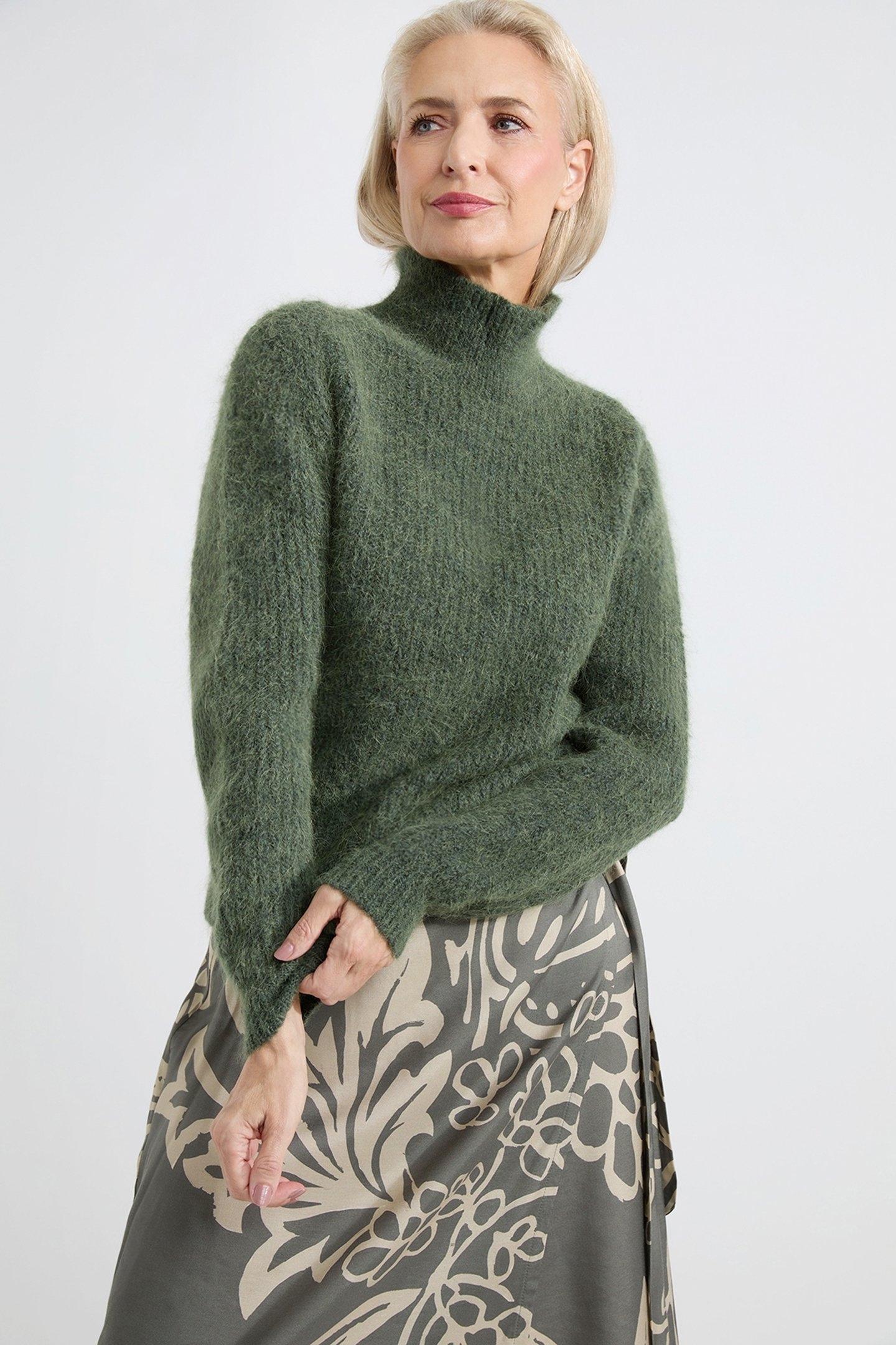 AURORA SWEATER PESTO 1
