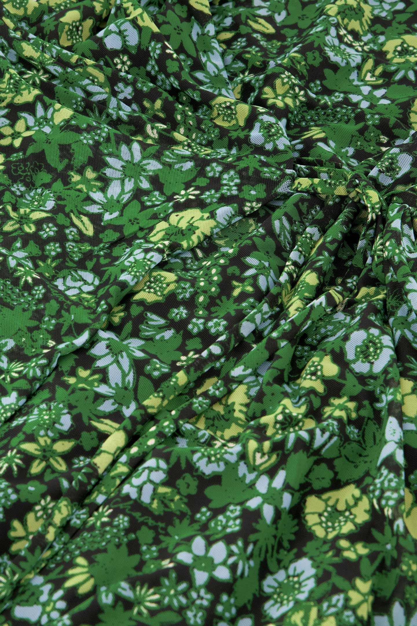 NATALIE DRESS BLACK/PARROT GREEN 4