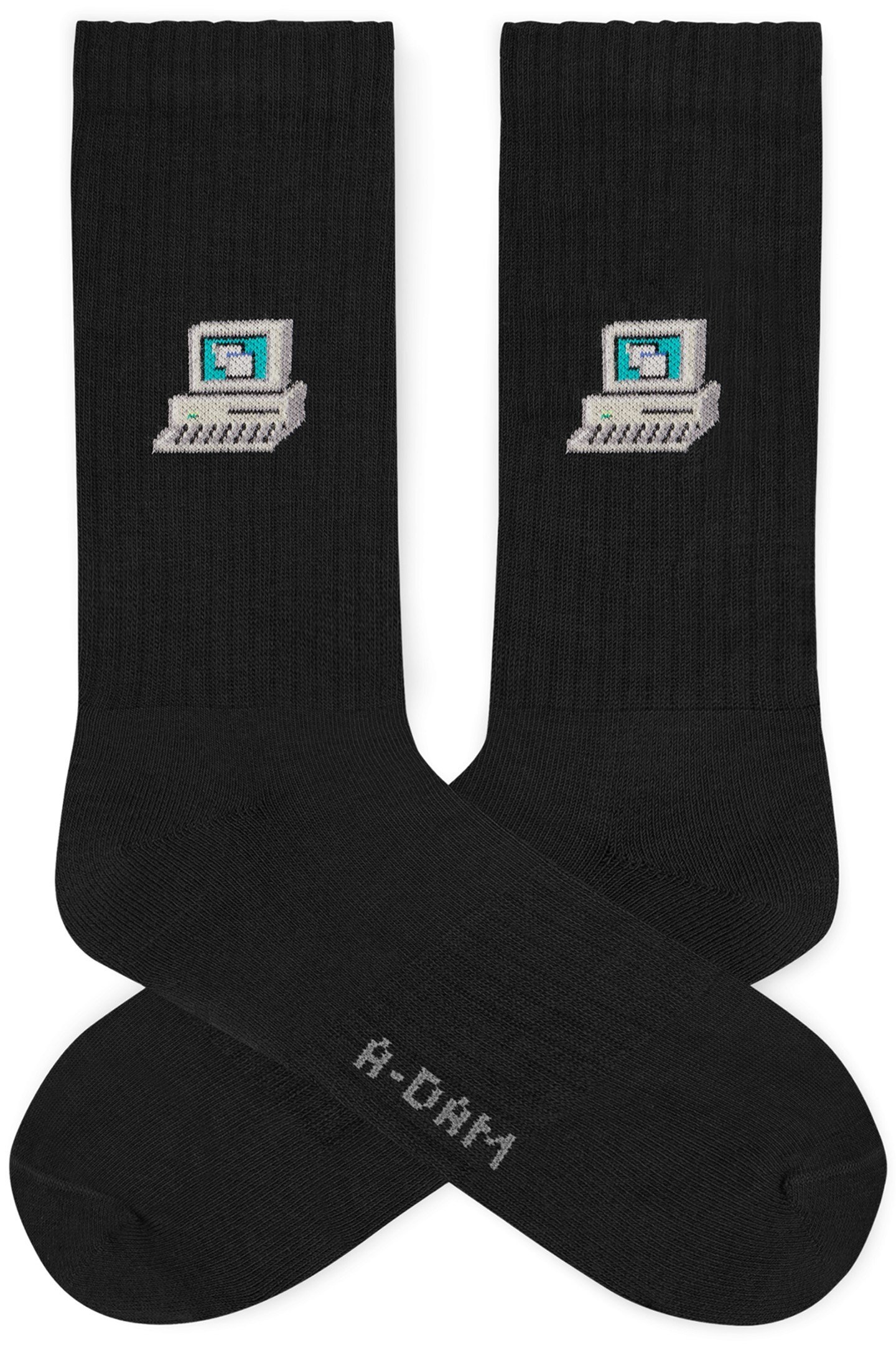 UNISEX A-DAM 3-PACK CREW SOCKS MULTICOLOR 3