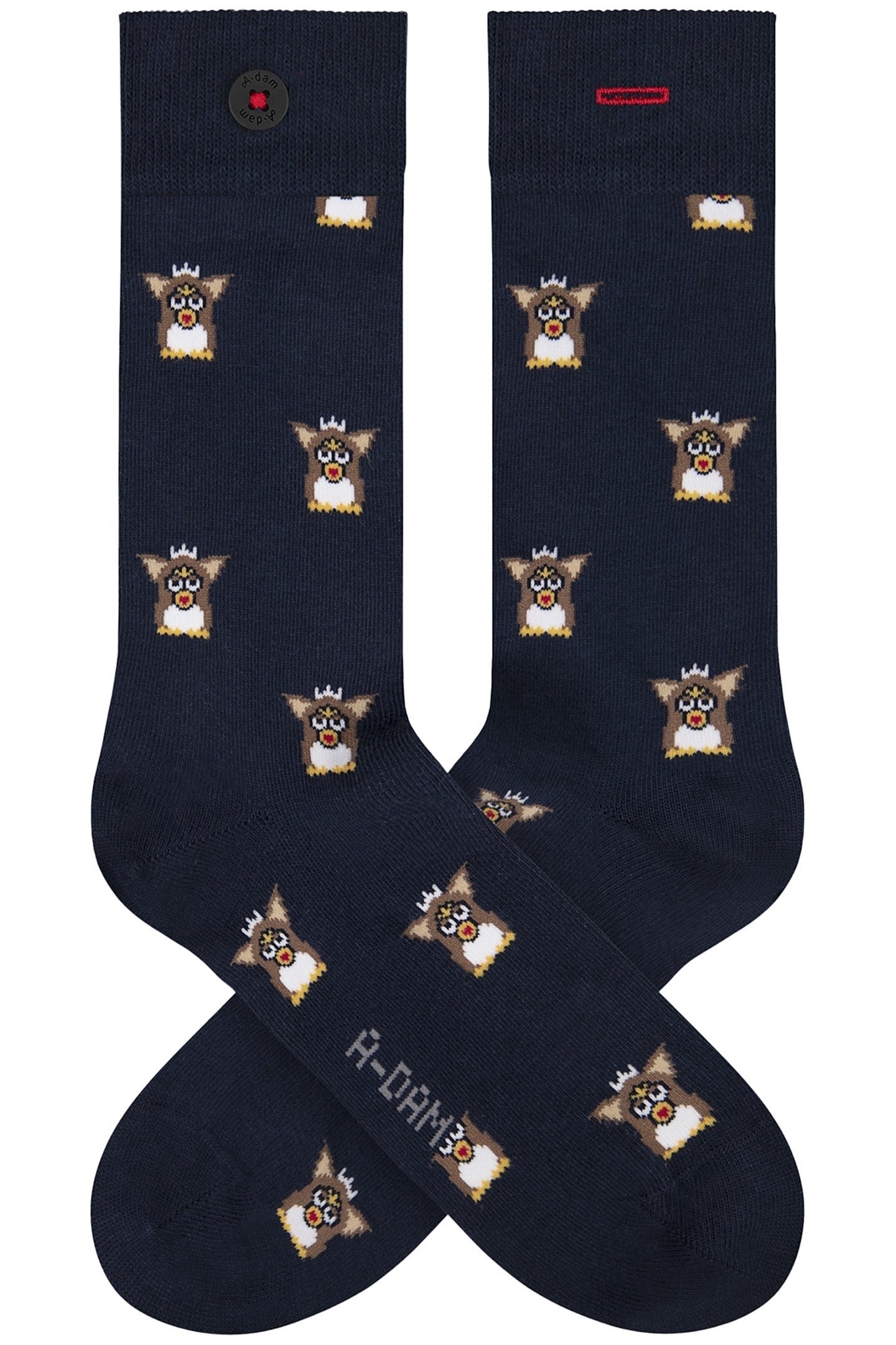 UNISEX A-DAM 4-PACK CASUAL SOCKS MULTICOLOR 4