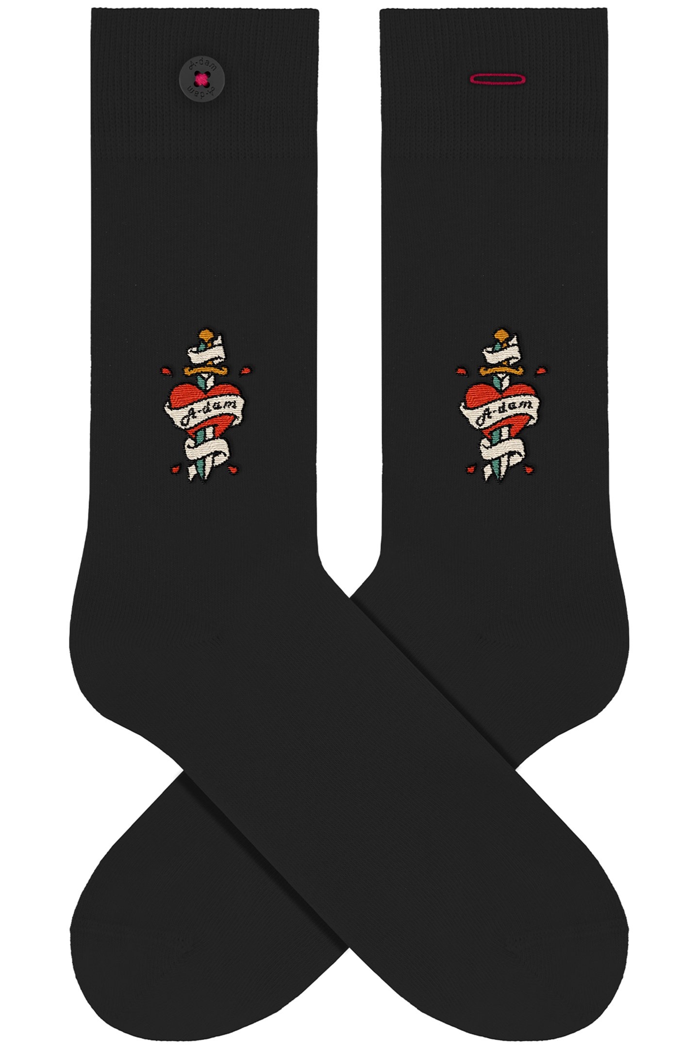 UNISEX A-DAM 4-PACK CASUAL SOCKS MULTICOLOR 2