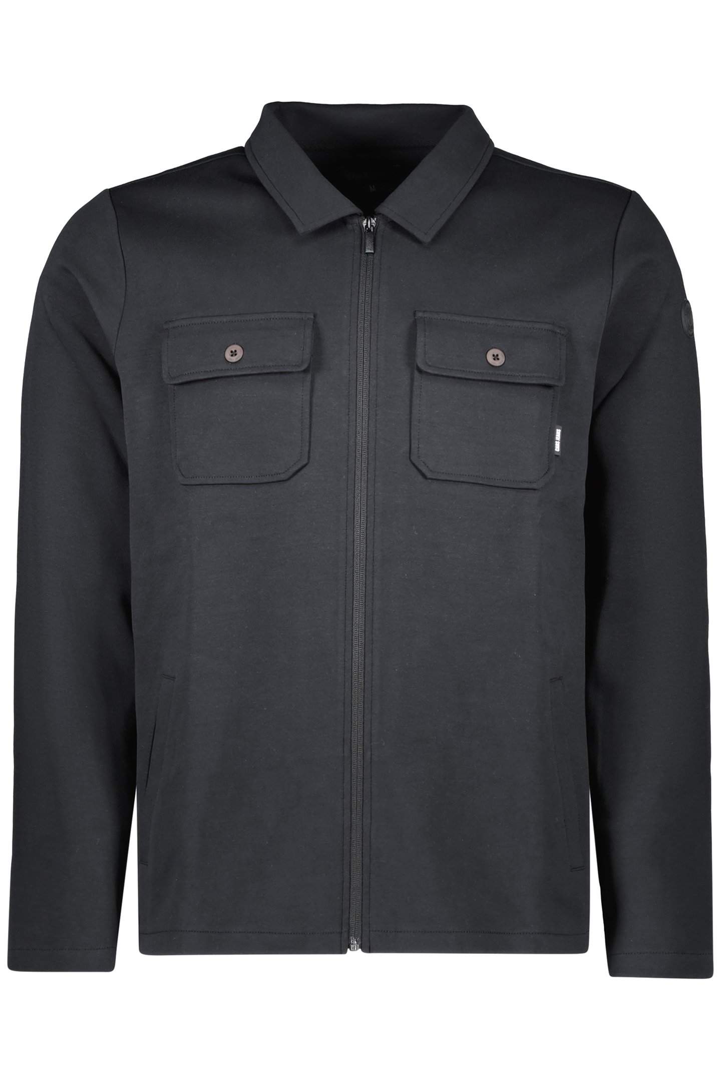 GERALD ZIP VEST BLACK 1