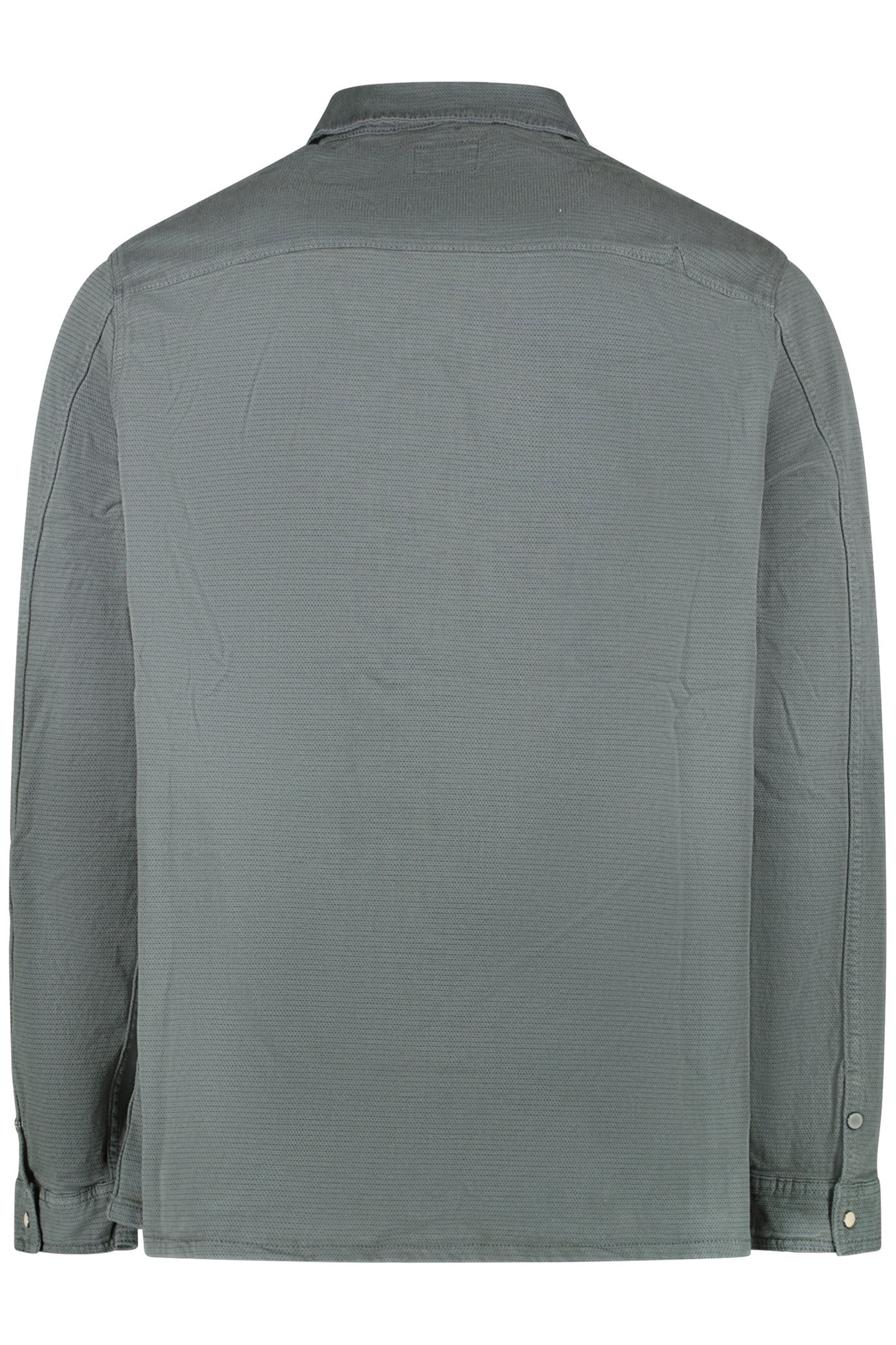 RONZO SHIRT ZIP TWILL GMD MOSS 2