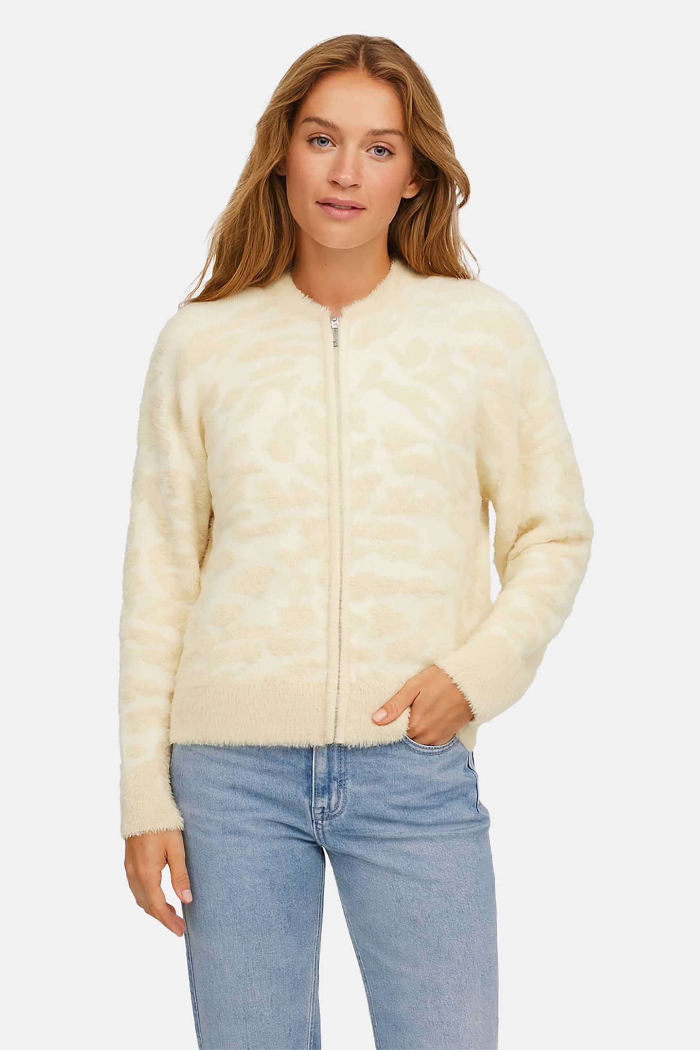 KENZIE SW VEST ECRU 1