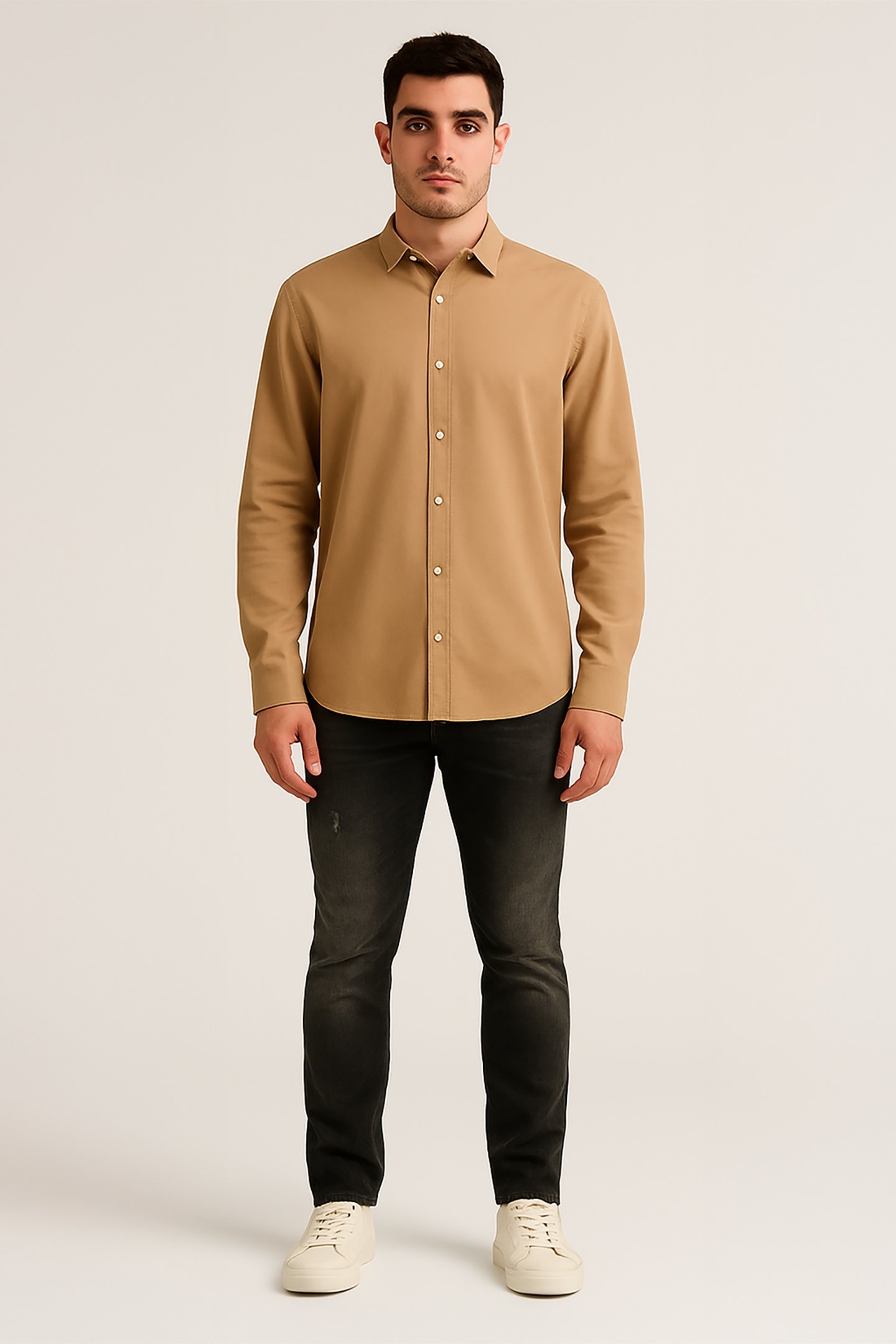 JIMMO SHIRT KHAKI 1