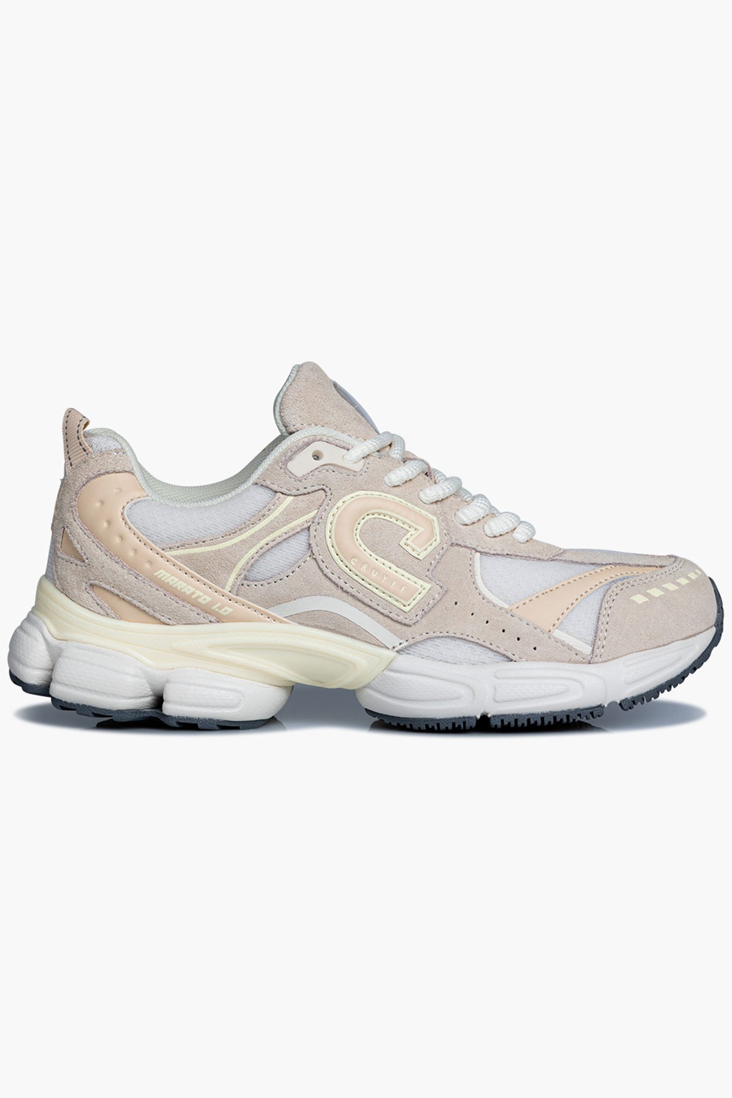 MARATO RUNNER -SUEDE/MESH CRÈME 1