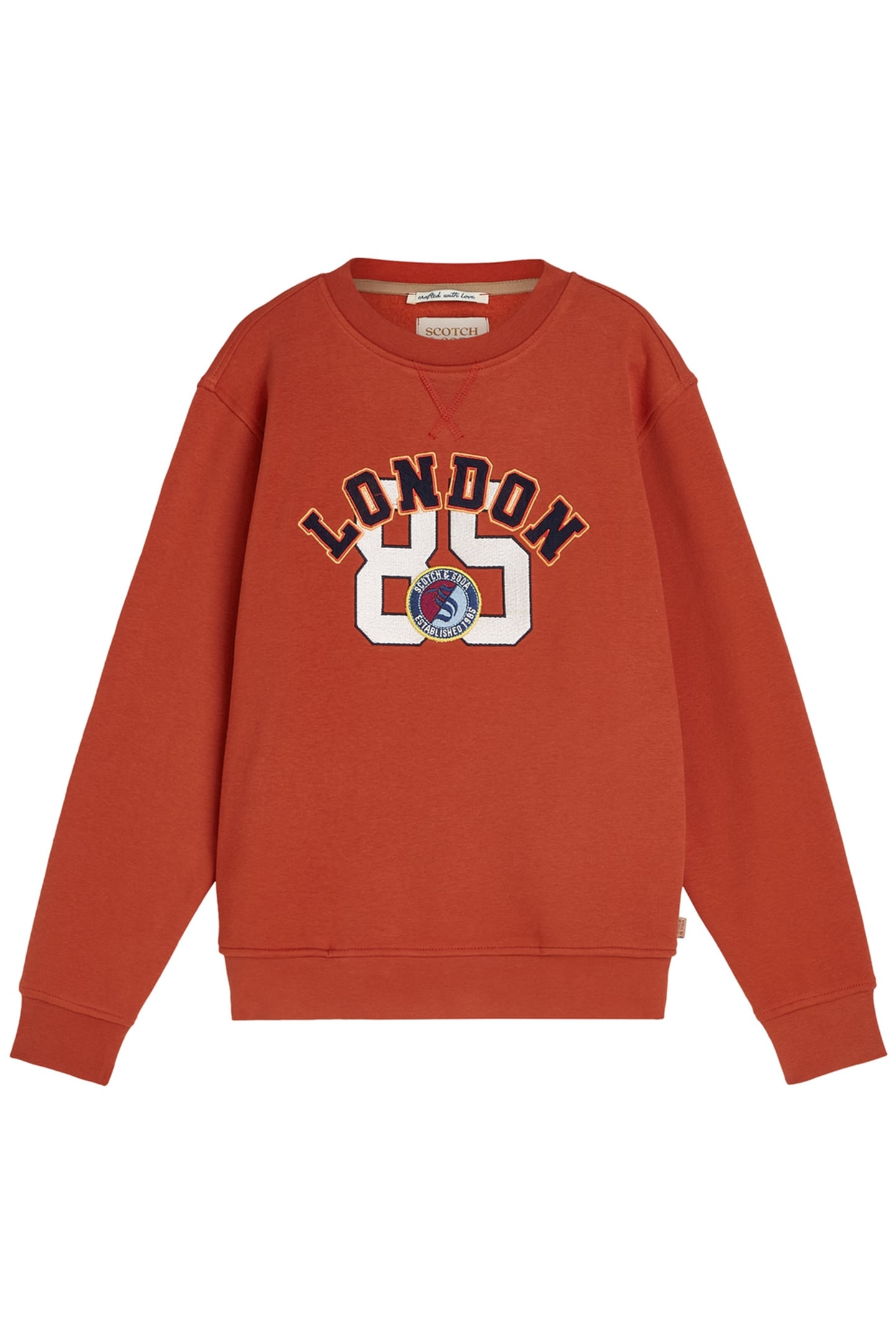 BOYS GRAPHIC CREWNECK CHILE RED 1