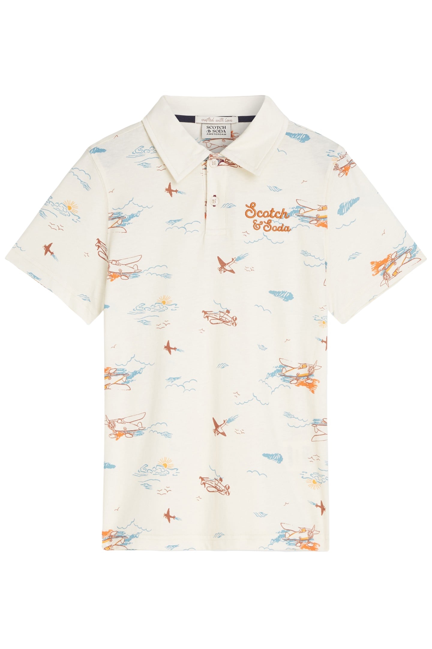 BOYS POLO NATURAL 1