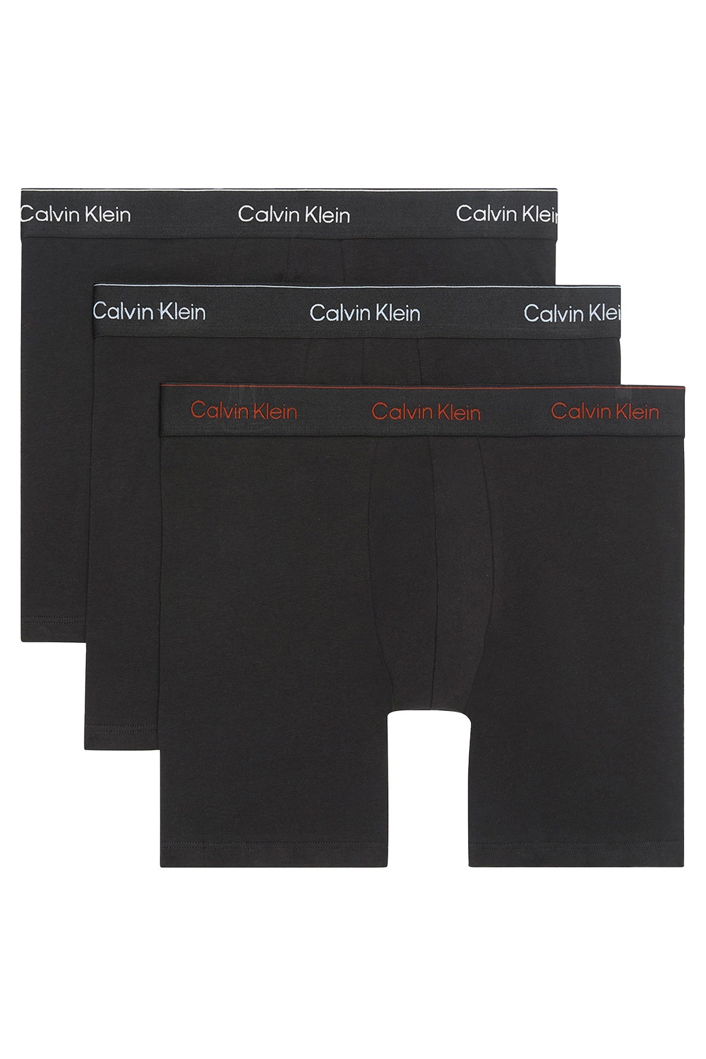 BOXER BRIEF 3-PACK BLACK WITH CHALK LOGO 2