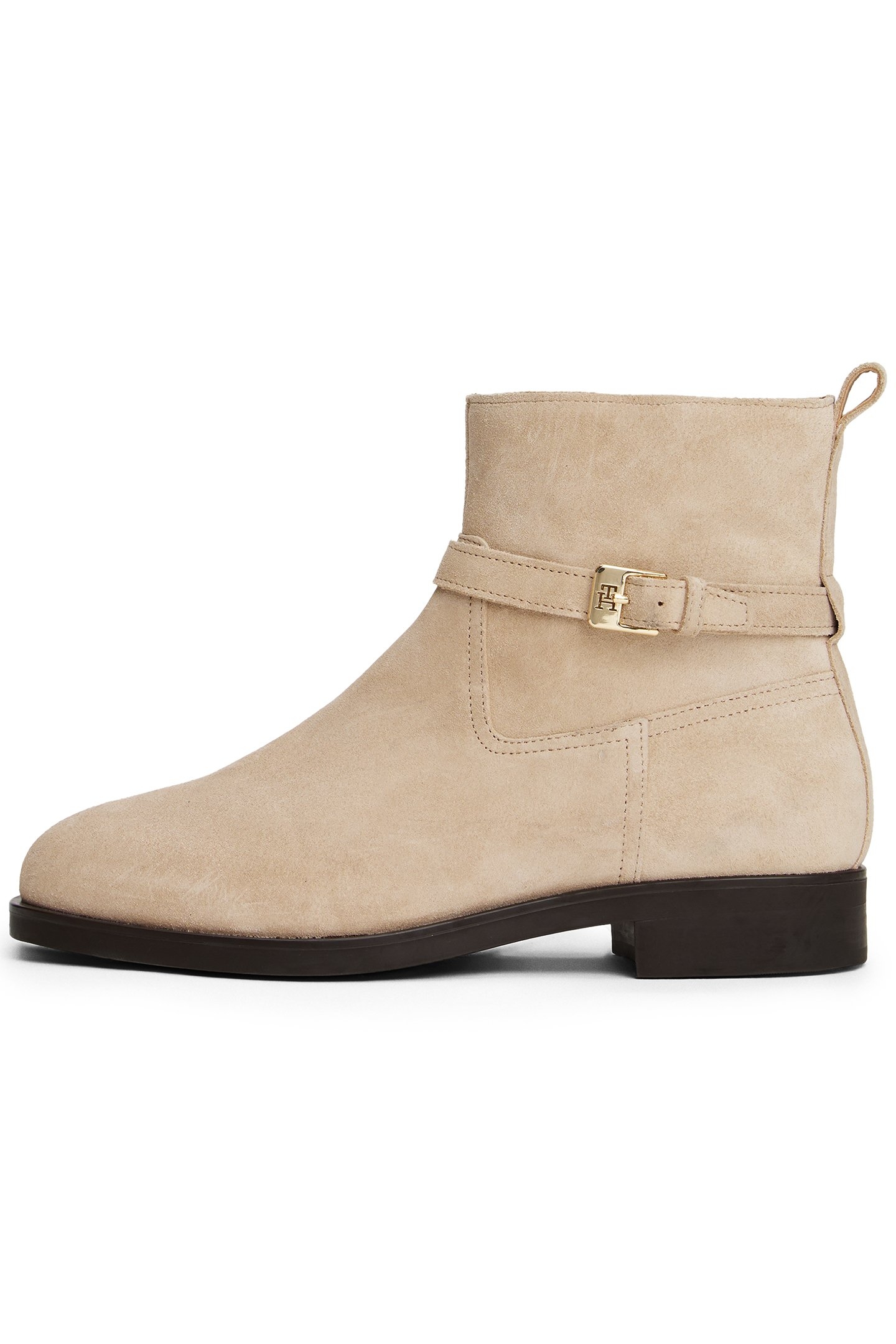 BUCKLE RIDING SUEDE BOOTS HORSERADISH 4