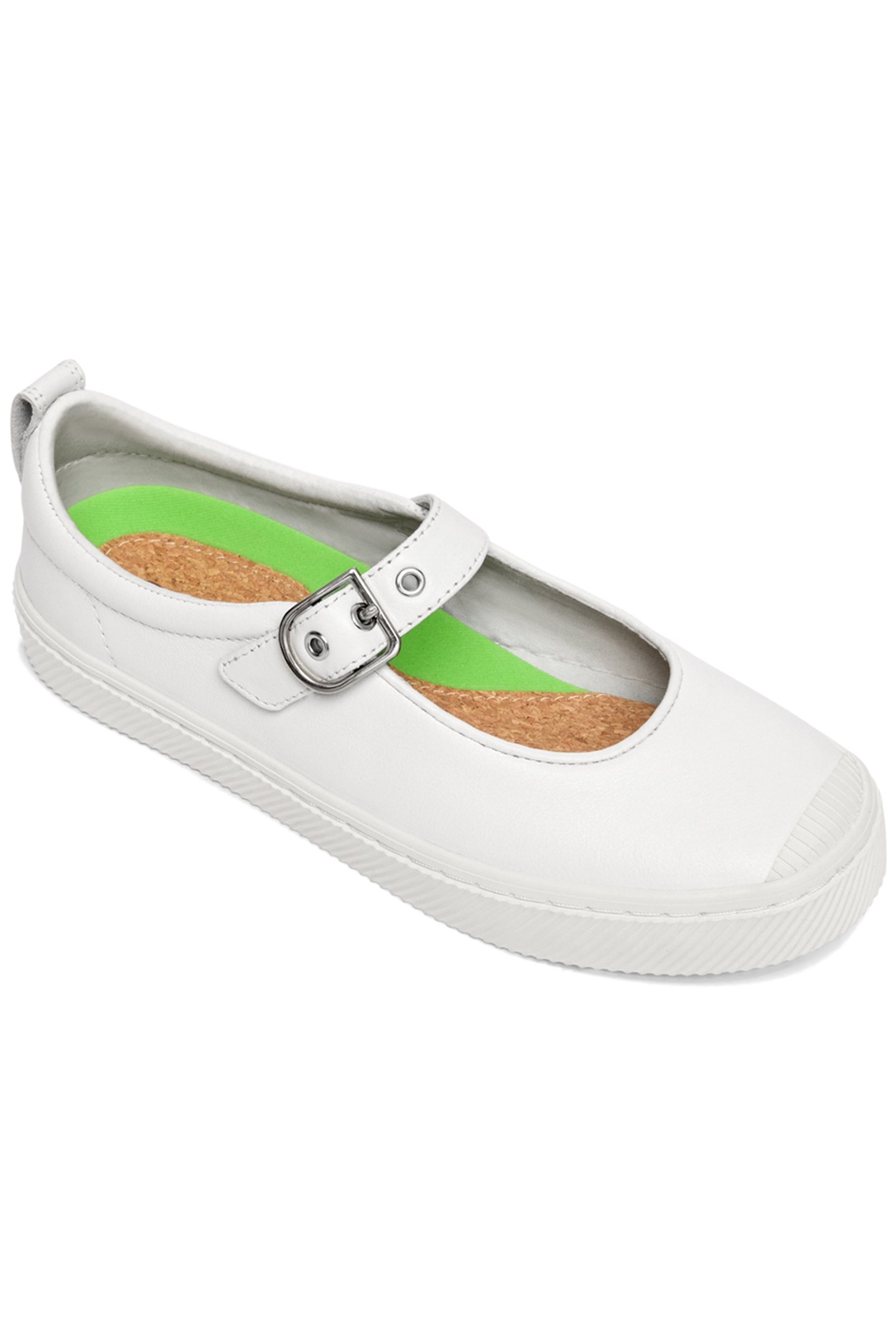 OCA LEATHER MARY JANE WARM WHITE NAPA 2