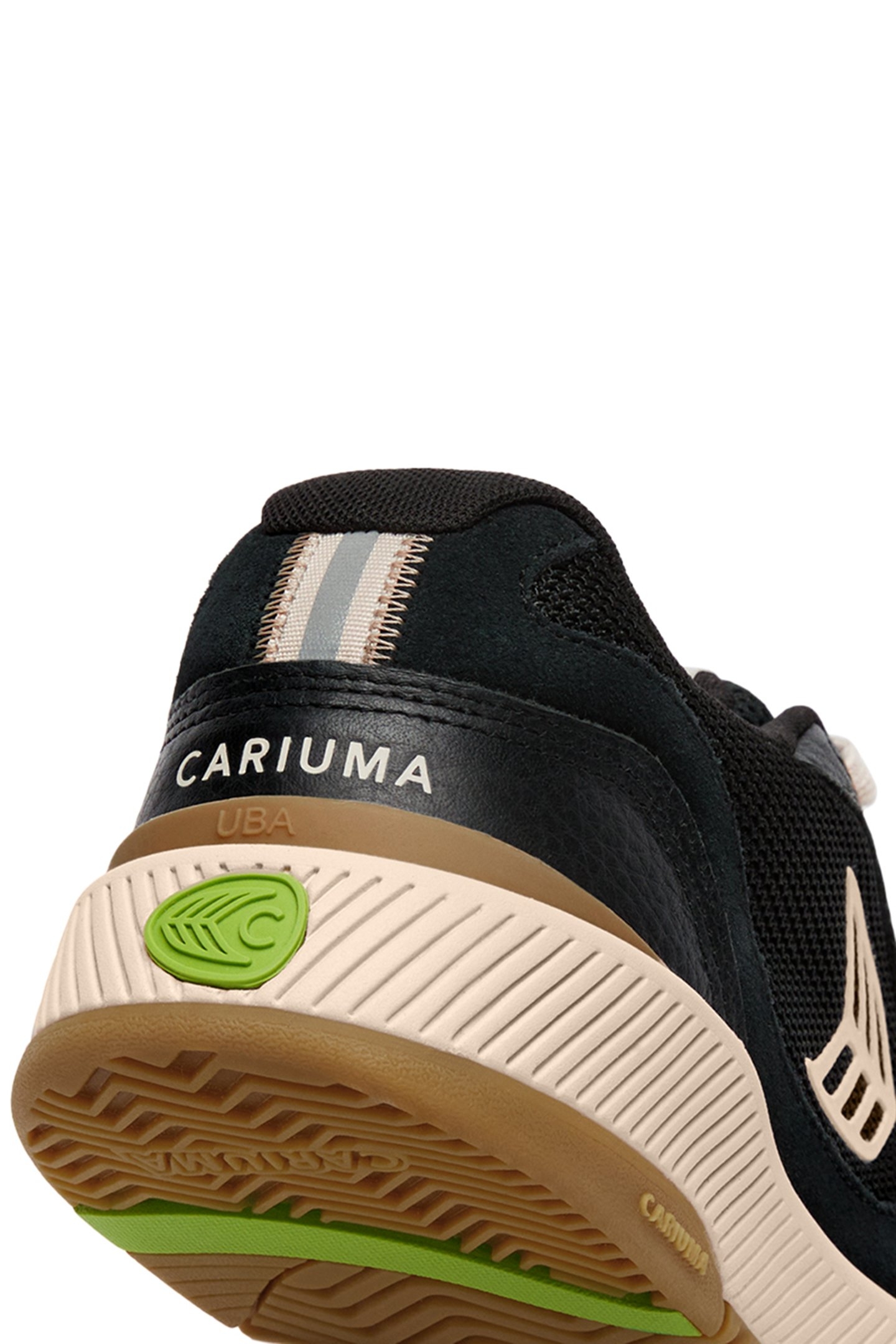 UBA PRO SUEDE AND MESH BLACK LIGHT CREAM LOGO 5